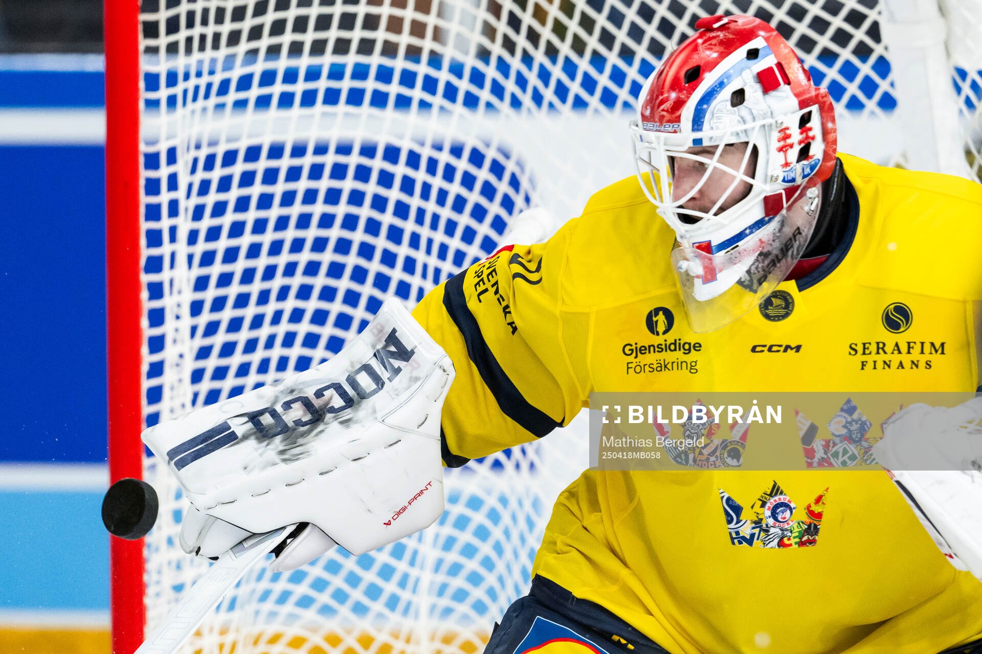 Goalkeeper Tim Juel of Sweden