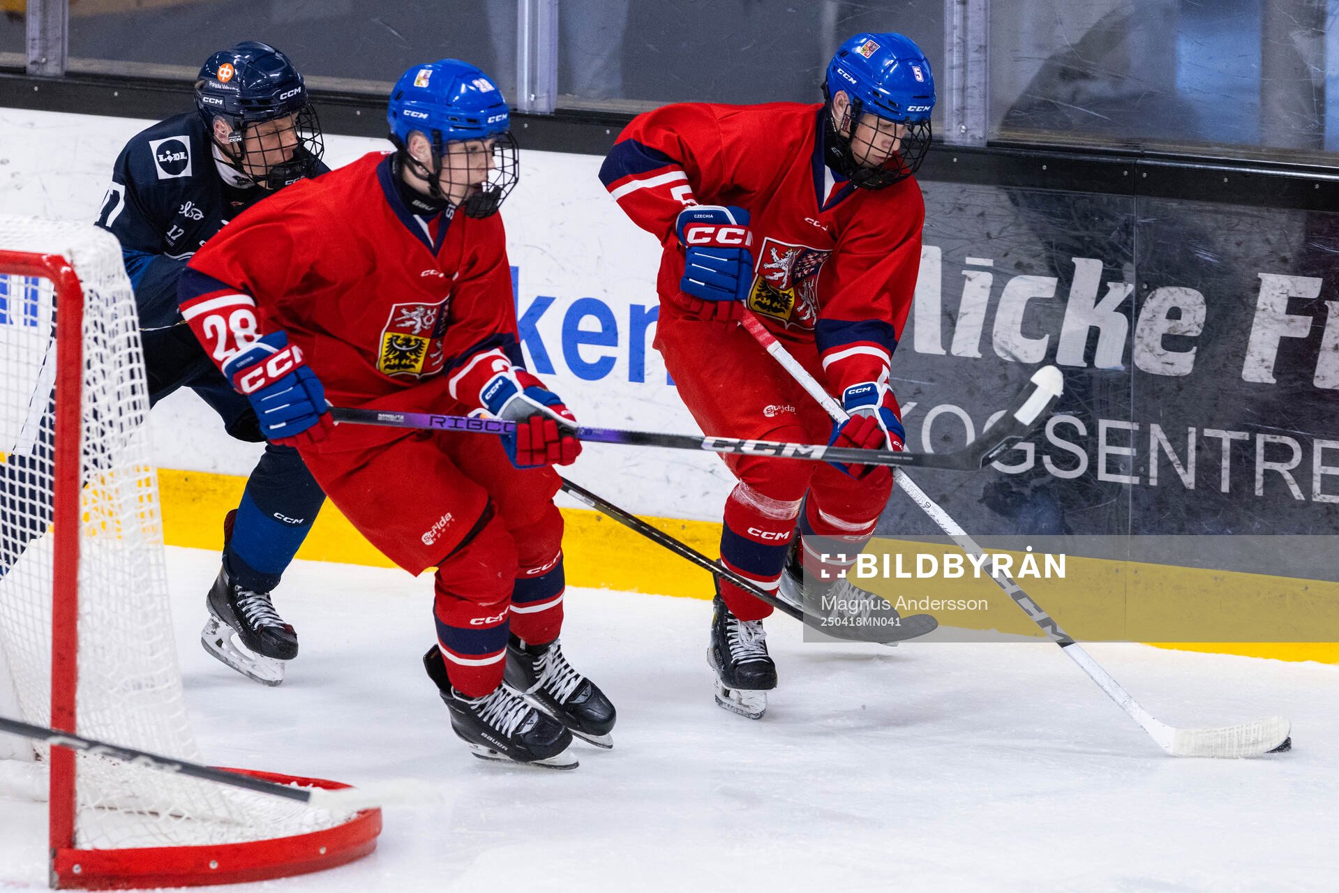 Jonas Vanicek and Jiri Gombar of Czech Republic
