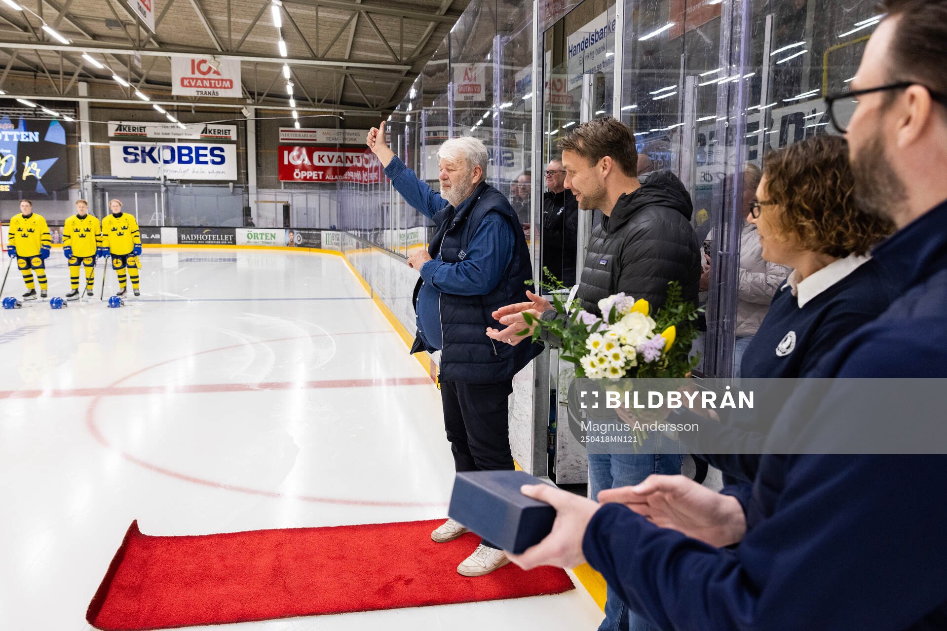 Pehter Linge, mångårig eldsjäl inom Svensk Ishockey