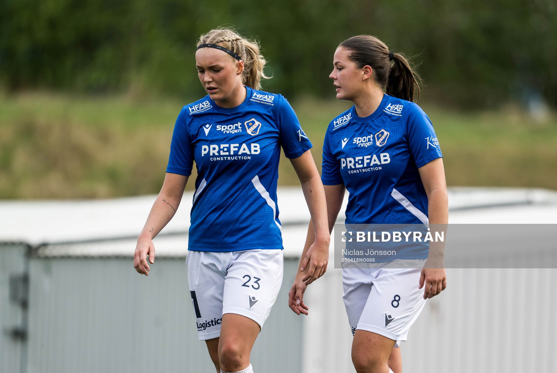 Halmstads Nora Hultgren och Sanna Karlsson