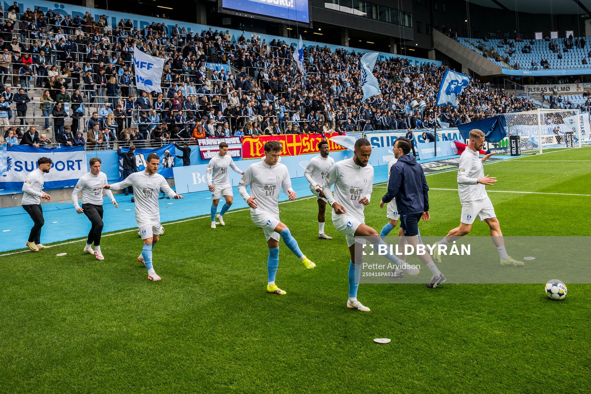 Malmö FFs Colin Rösler, Isaac Kiese Thelin och Pontus