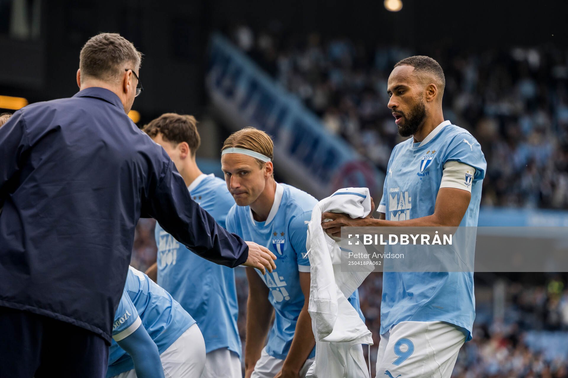 Malmö FFs Erik Botheim och Isaac Kiese Thelin