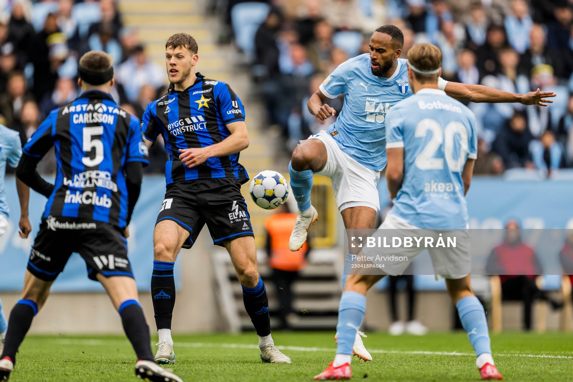 Sirius Tobias Anker och Malmö FFs Isaac Kiese Thelin