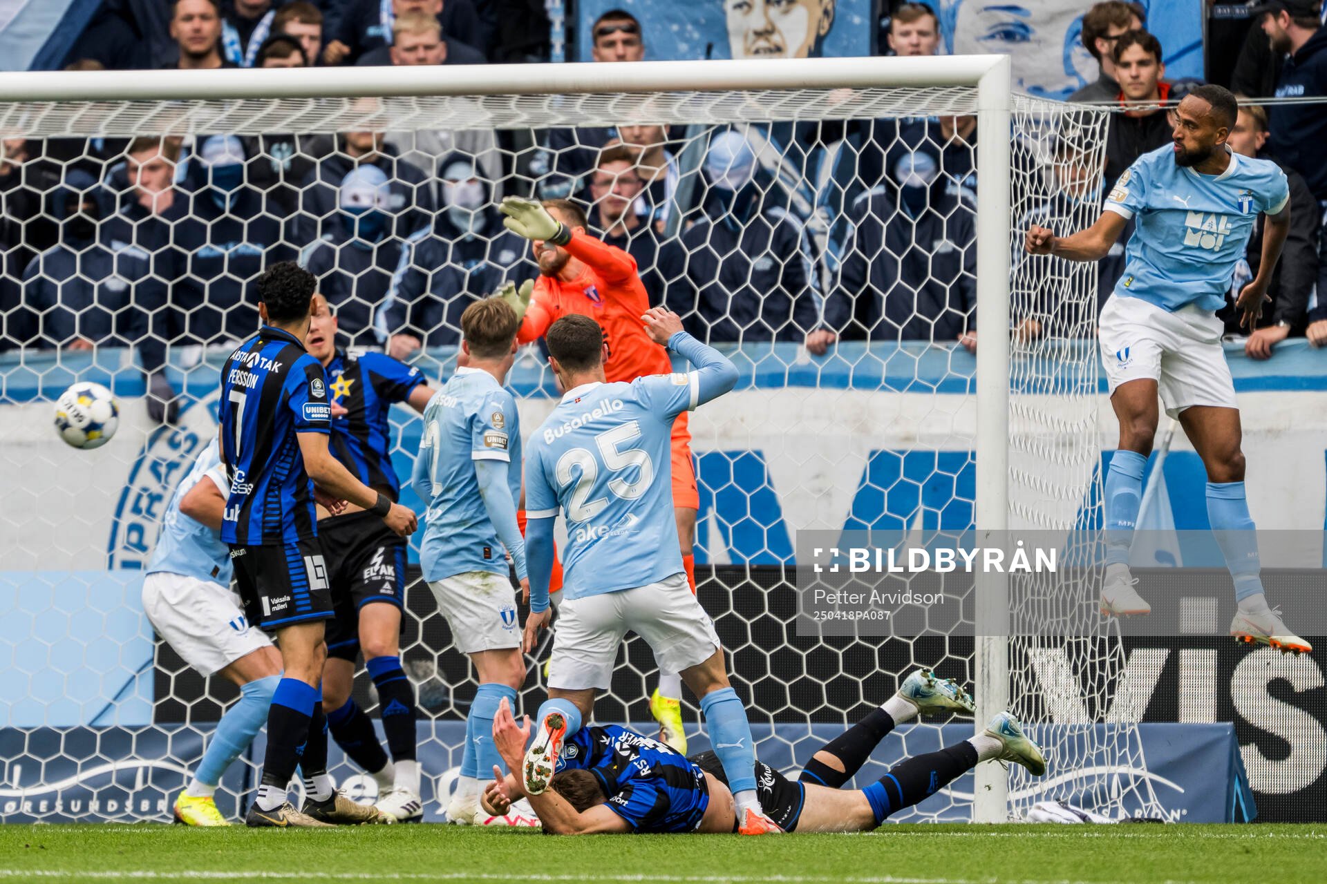 Malmö FFs målvakt Ricardo Friedrich släpper in 0-1