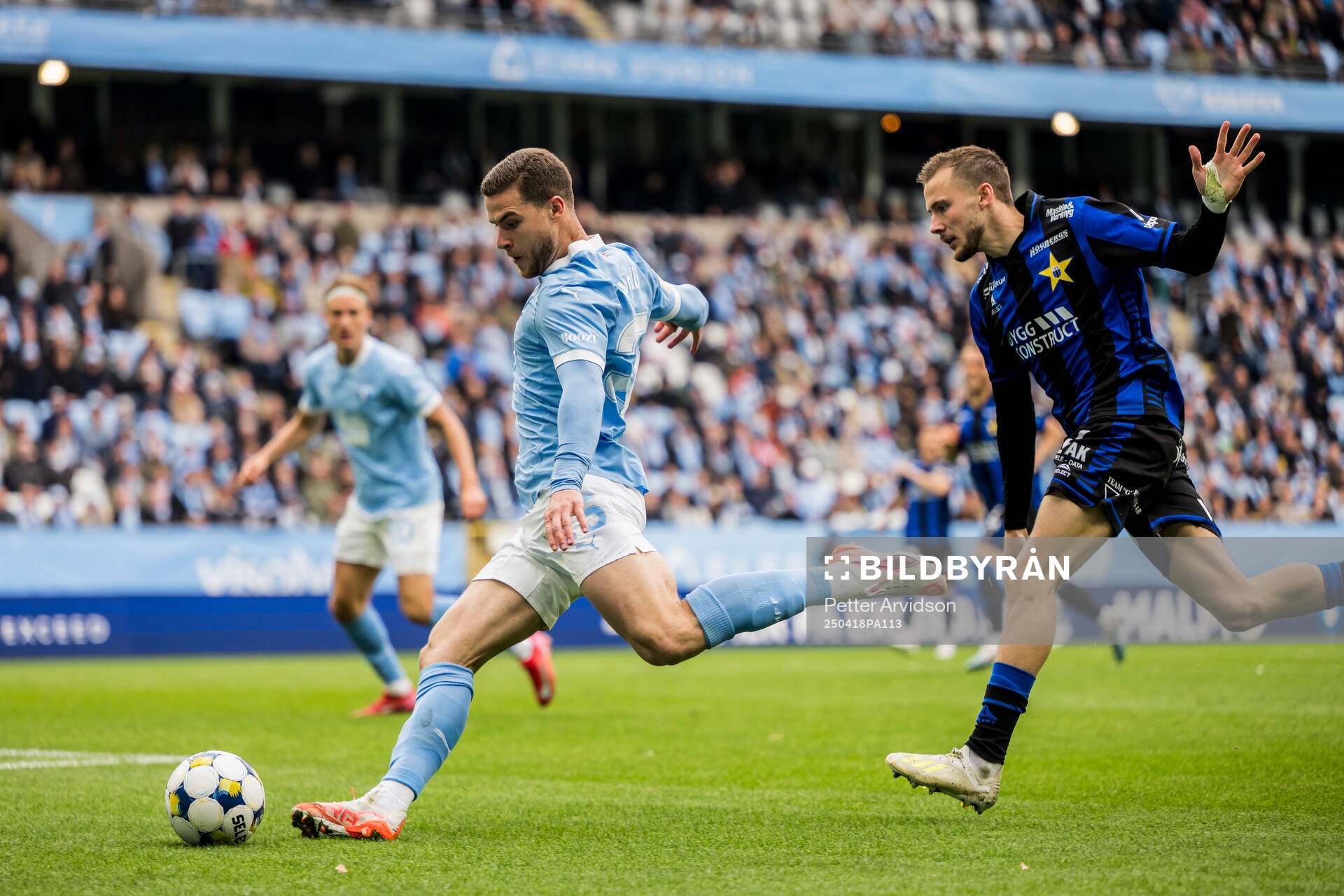 Malmö FFs Gabriel Busanello och Sirius Melker Heier
