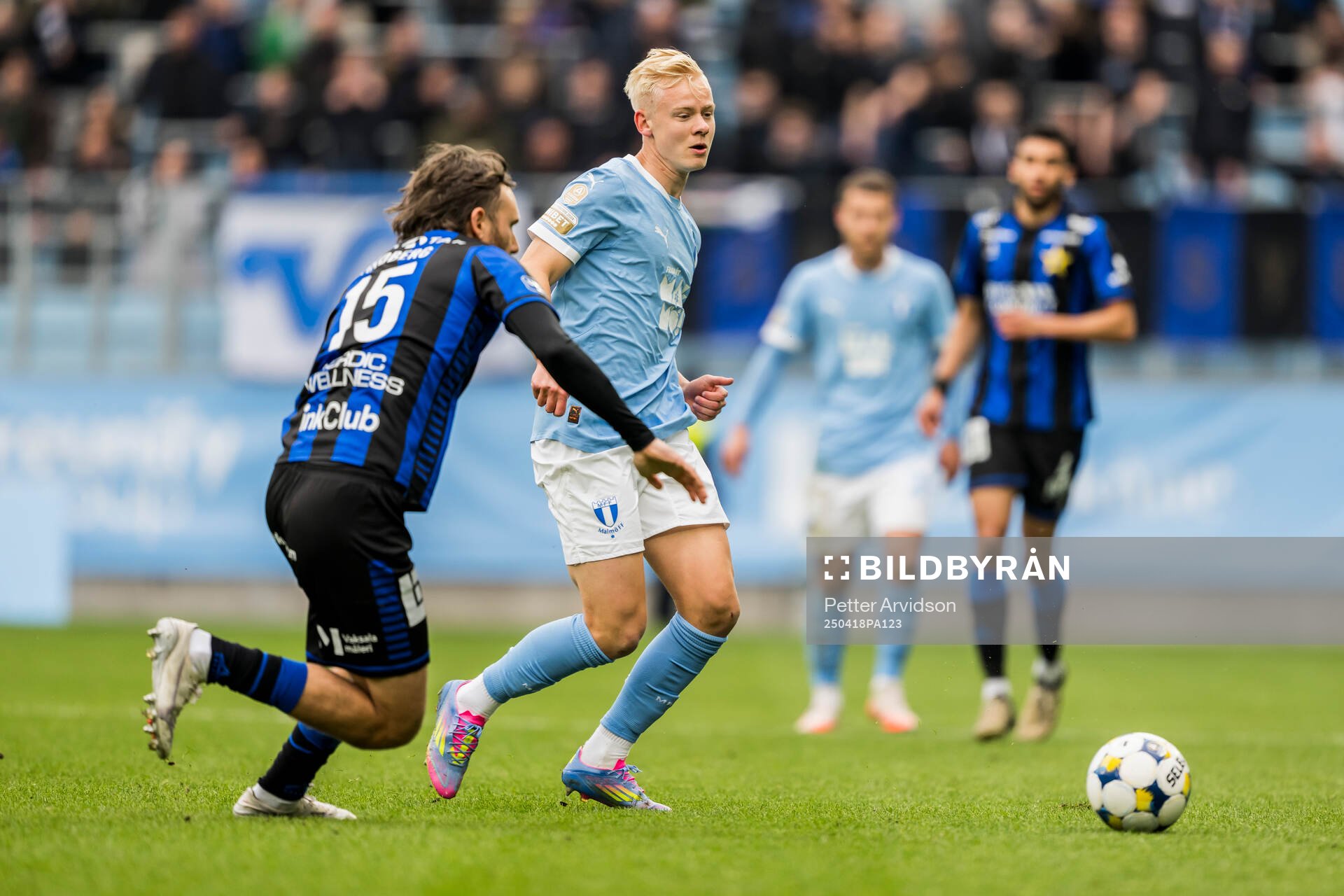 Malmö FFs Otto Rosengren och Sirius Simon Sandberg