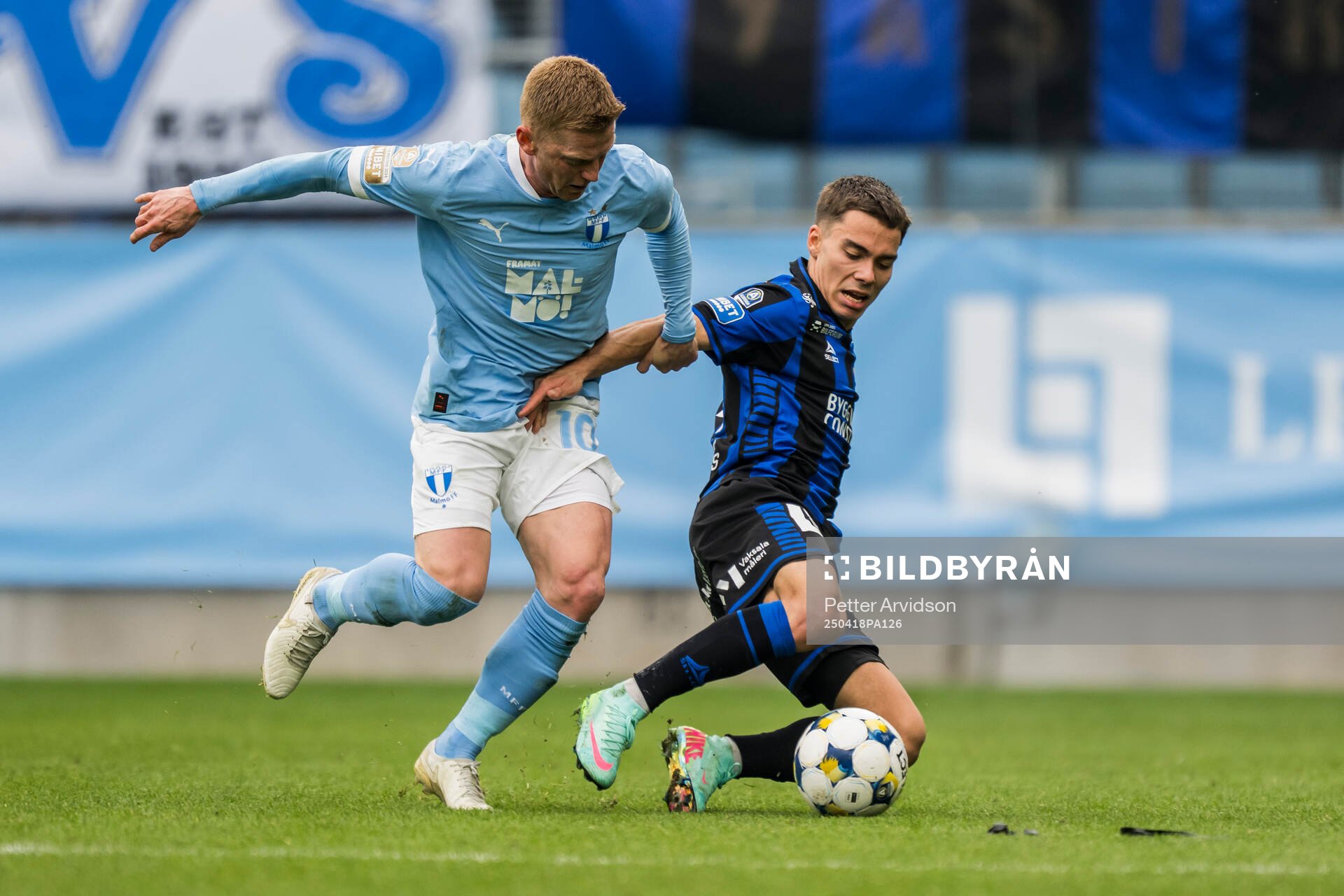 Malmö FFs Anders Christiansen och Sirius Leo Walta