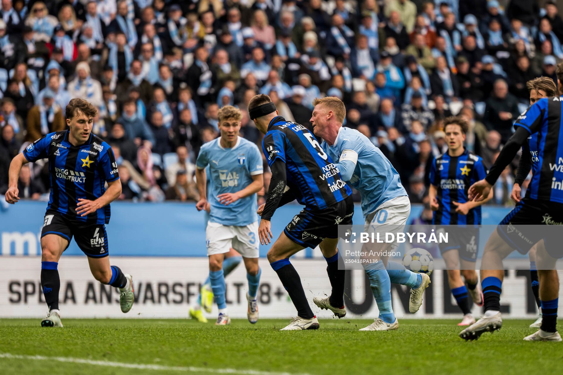 Sirius Tobias Carlsson och Malmö FFs Anders Christiansen
