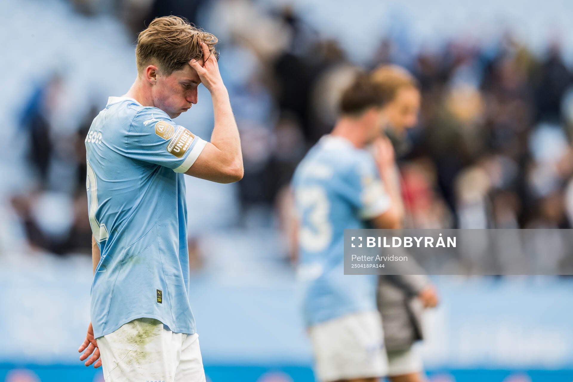 Malmö FFs Johan Karlsson deppar
