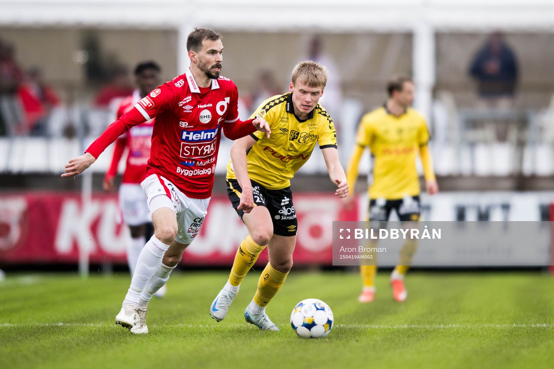 Degerfors Sebastian Ohlsson och Elfsborgs Ari Sigurpálsson