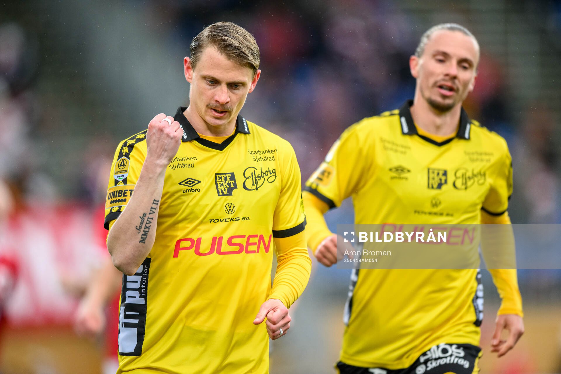 Elfsborgs Simon Hedlund jublar