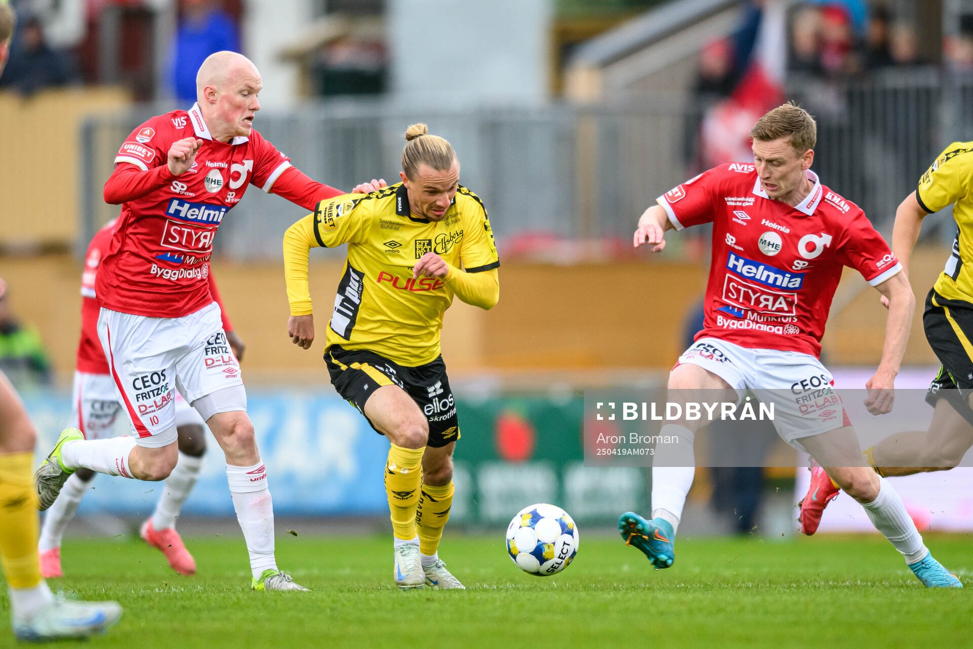 Degerfors Marcus Rafferty och Sebastian Ohlsson mot