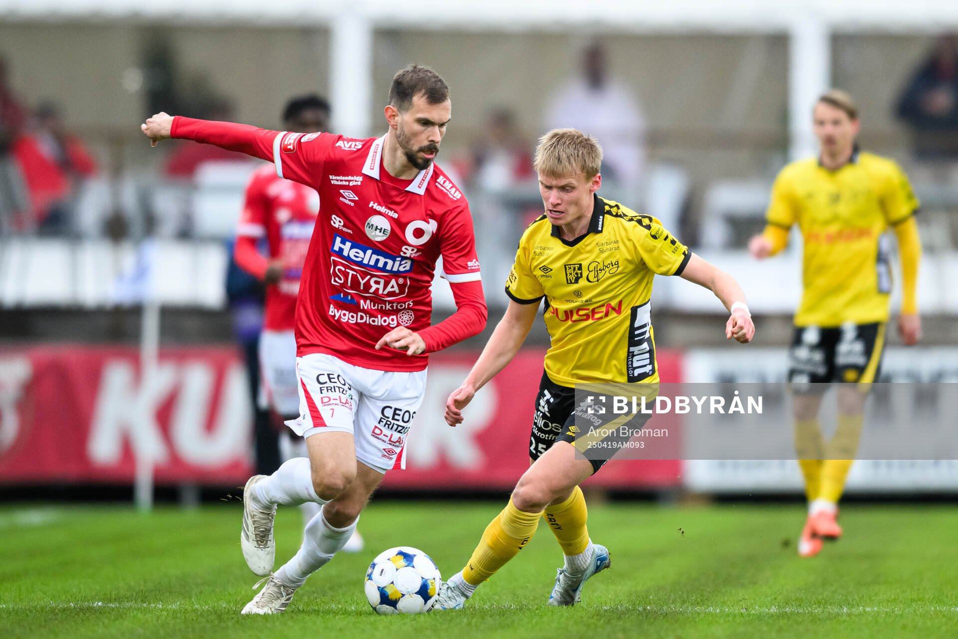 Degerfors Sebastian Ohlsson och Elfsborgs Ari Sigurpálsson