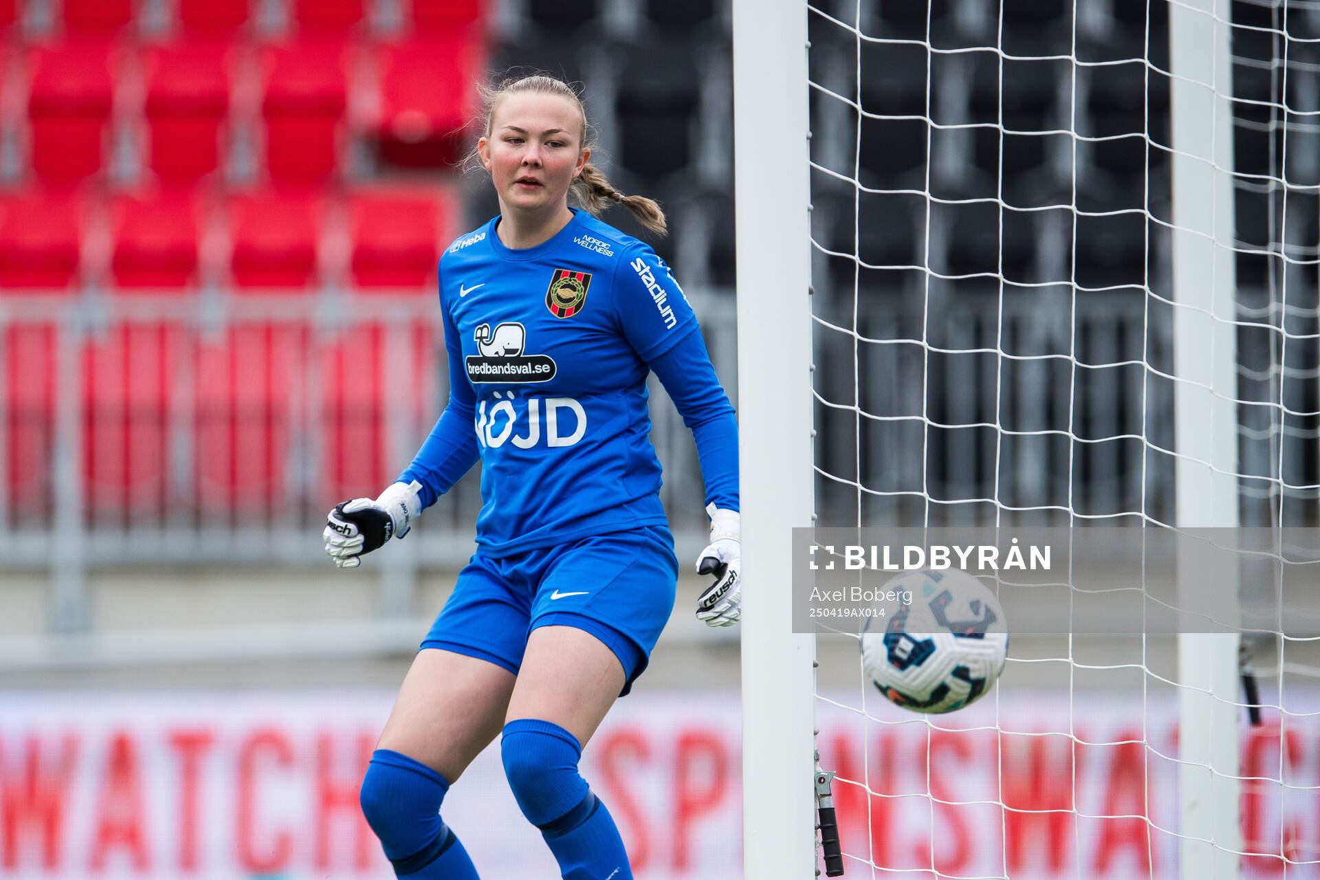 Brommapojkarnas målvakt Clara Ekstrand