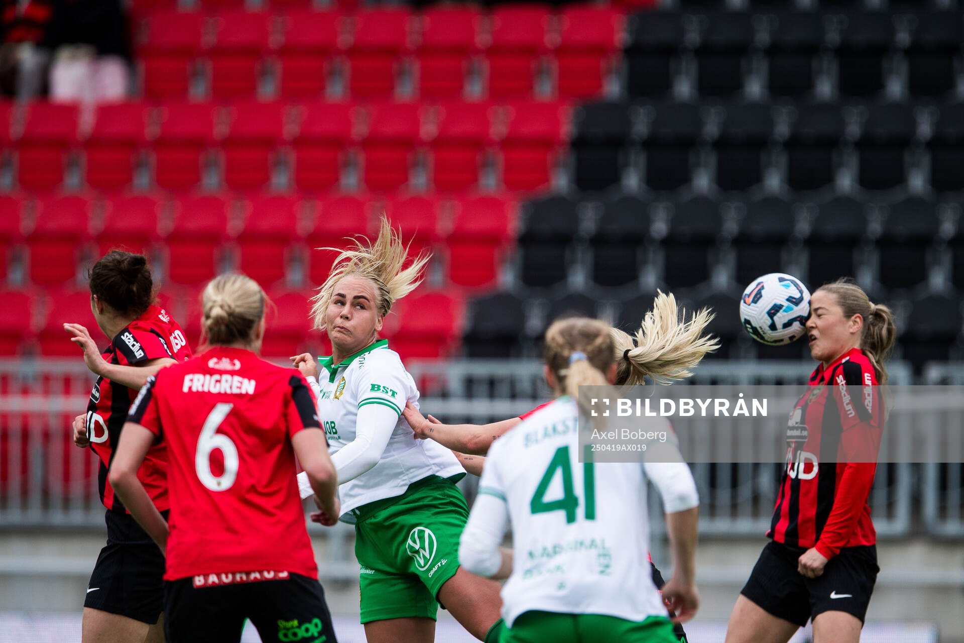 Hammarbys Cathinka Tandberg och Brommapojkarnas Joanna