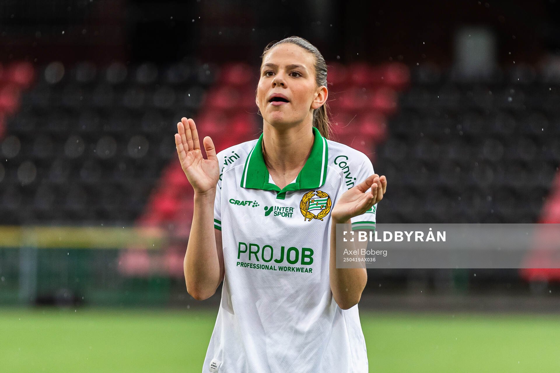 Hammarbys Bella Andersson jublar
