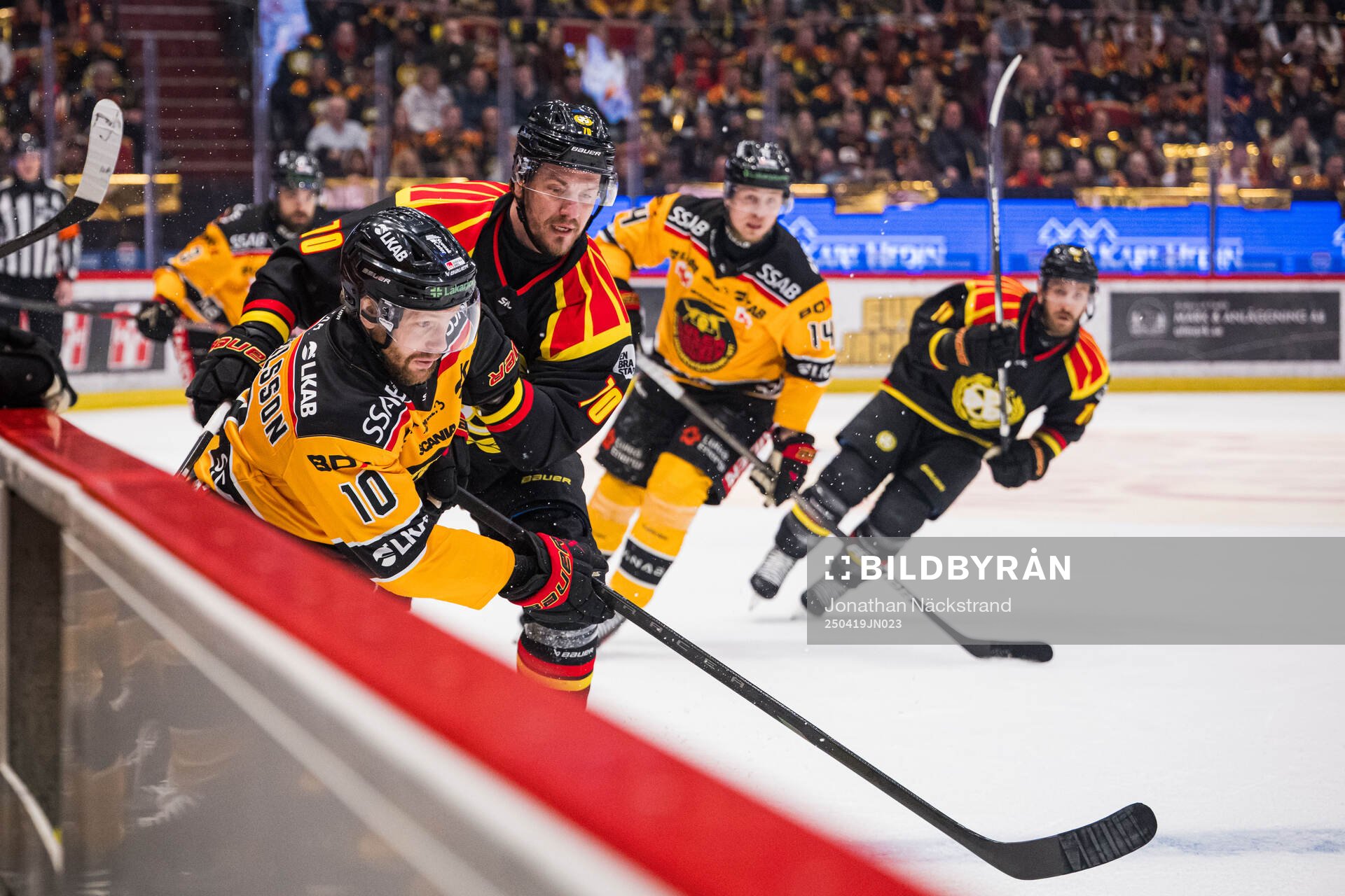 Luleås Einar Emanuelsson och Brynäs Miks Indrasis