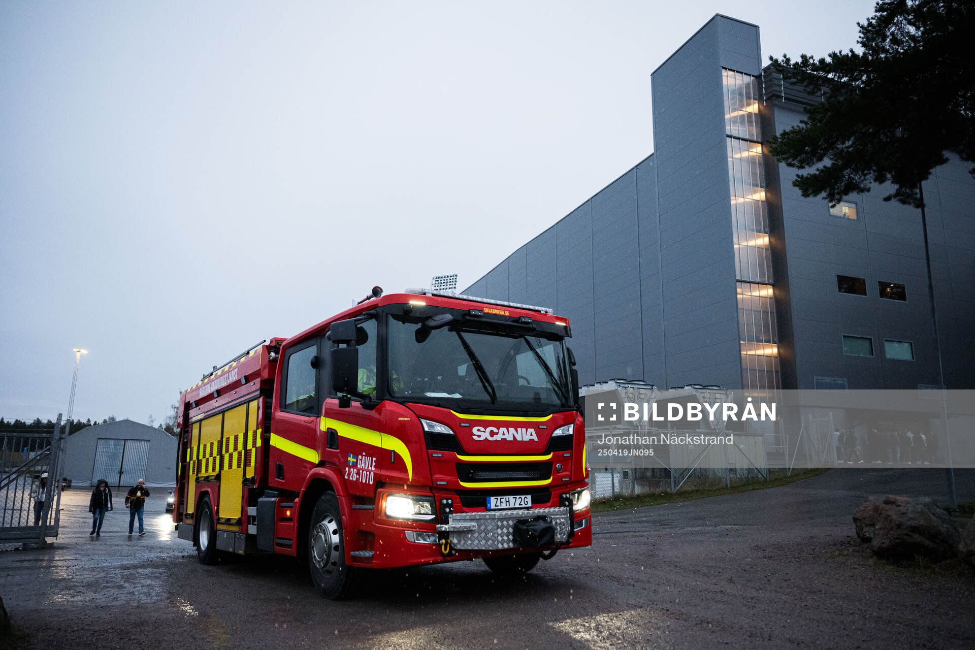 Räddningstjänst på plats