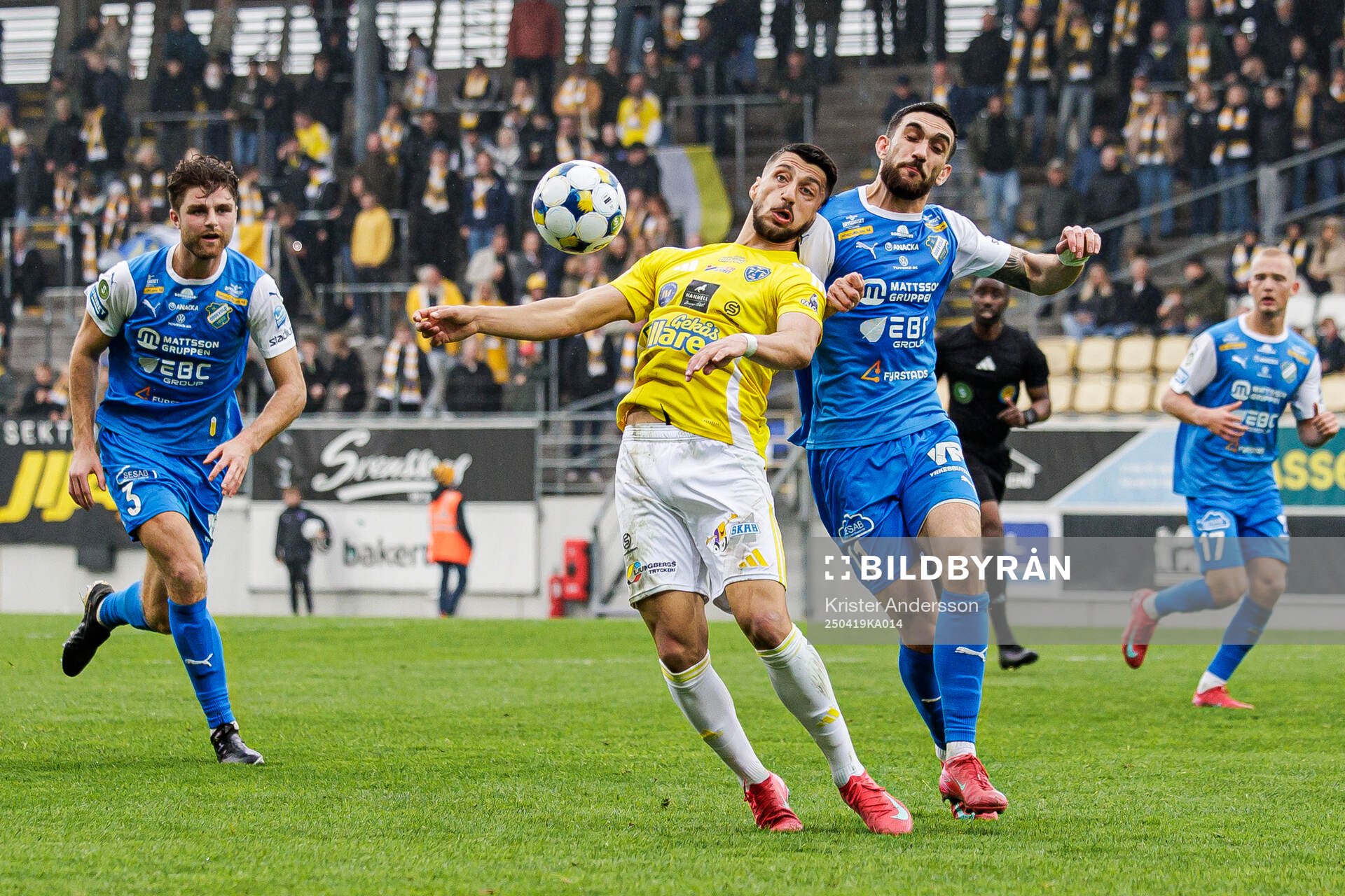Falkenbergs Leonardo Farah Shahin och Oddevolds Daniel