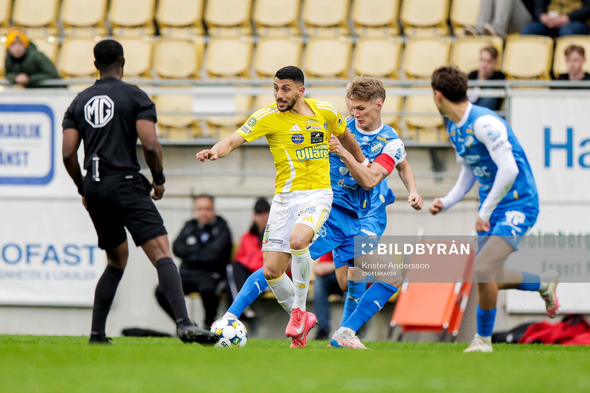 Falkenbergs Leonardo Farah Shahin och Oddevolds Alexander