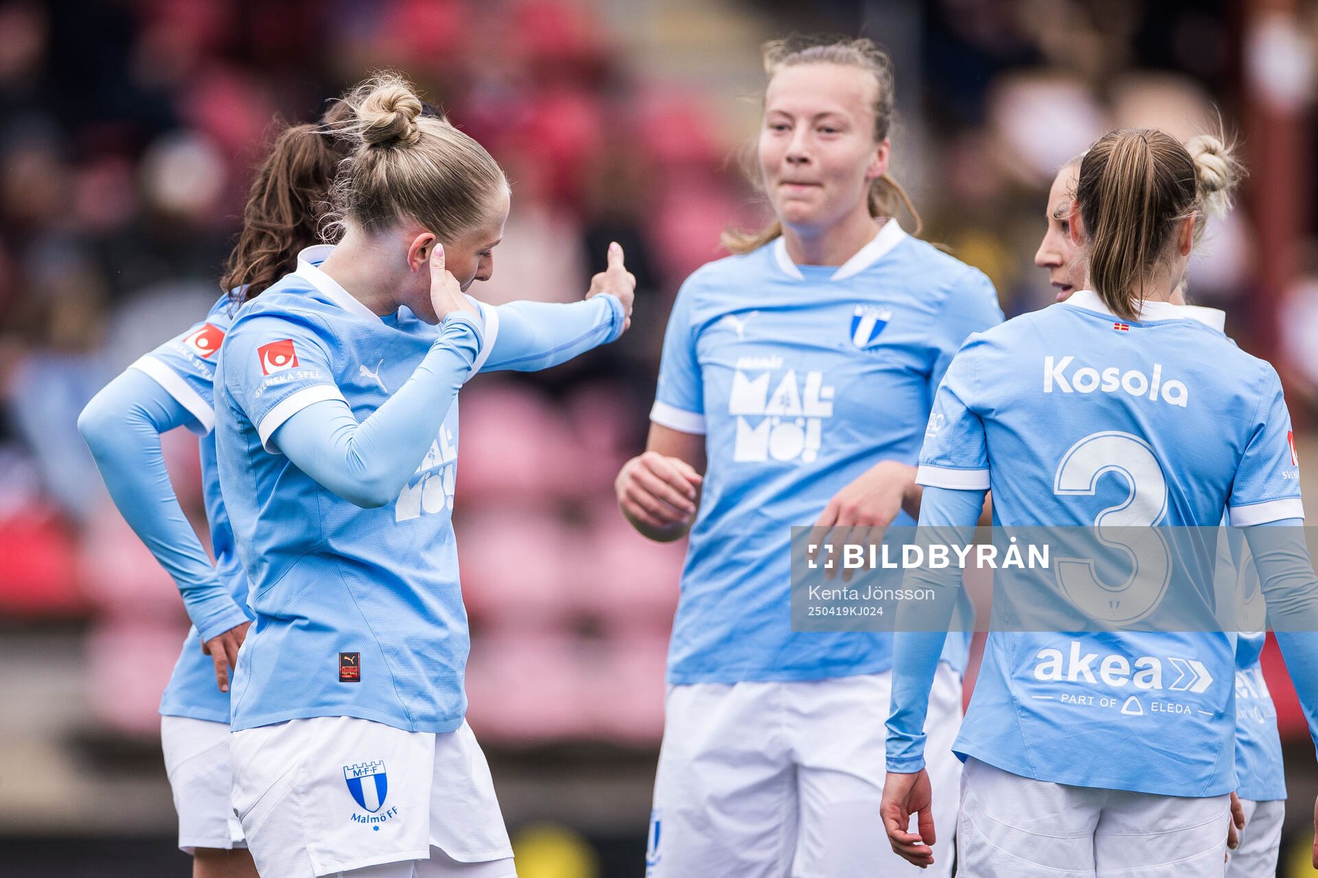 Malmö FFs Tuva Skoog jublar