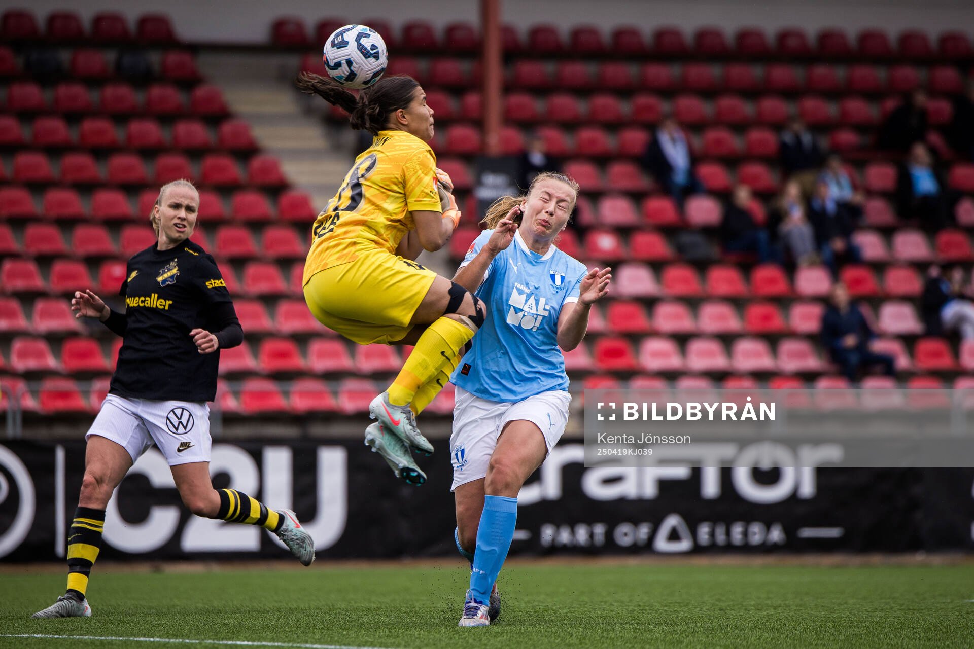 AIKs målvakt Jada Leanne Mathyssen Whyman och Malmö FFs