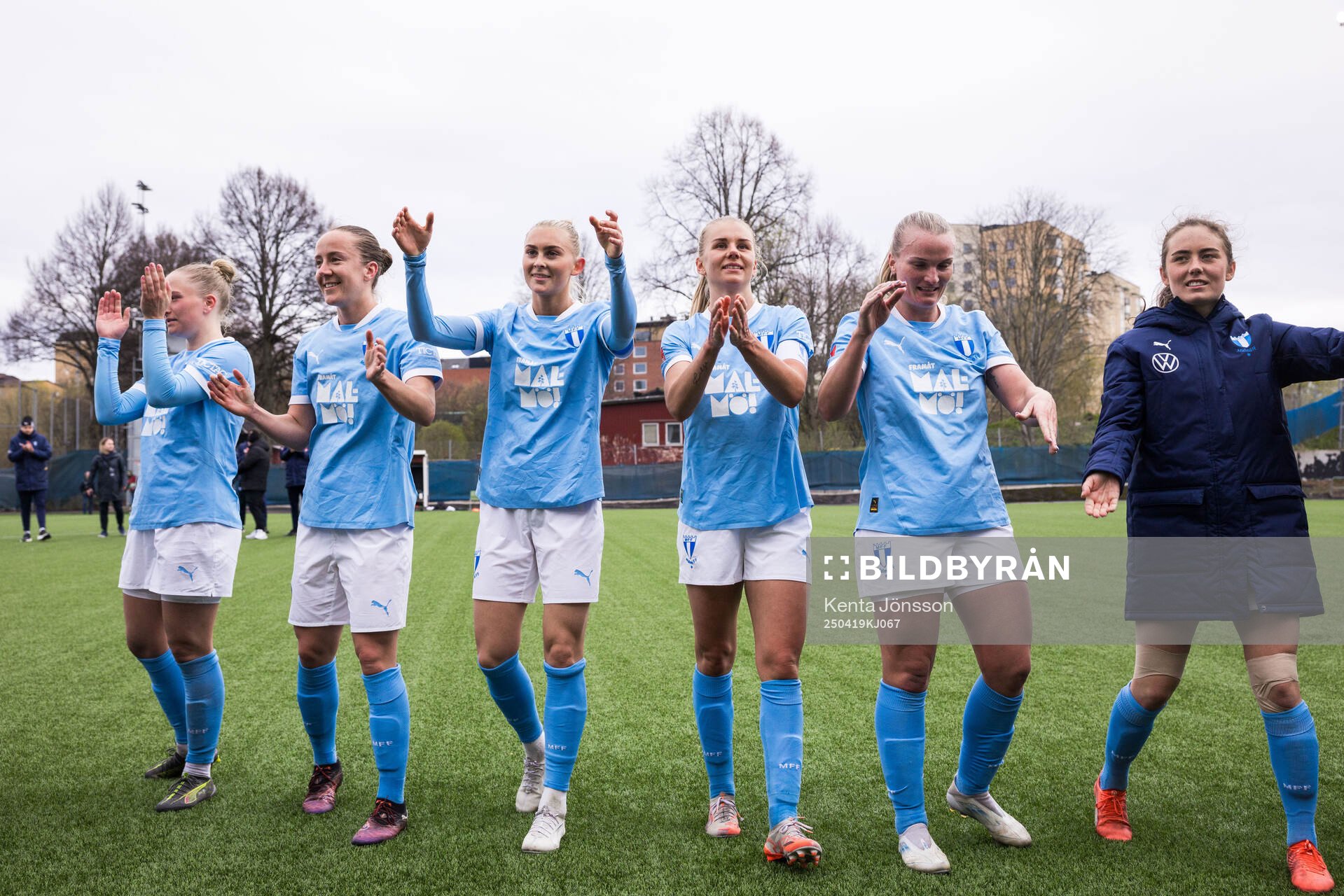 Malmö FFs Tuva Skoog, Anna Plantin, Beatrice Persson