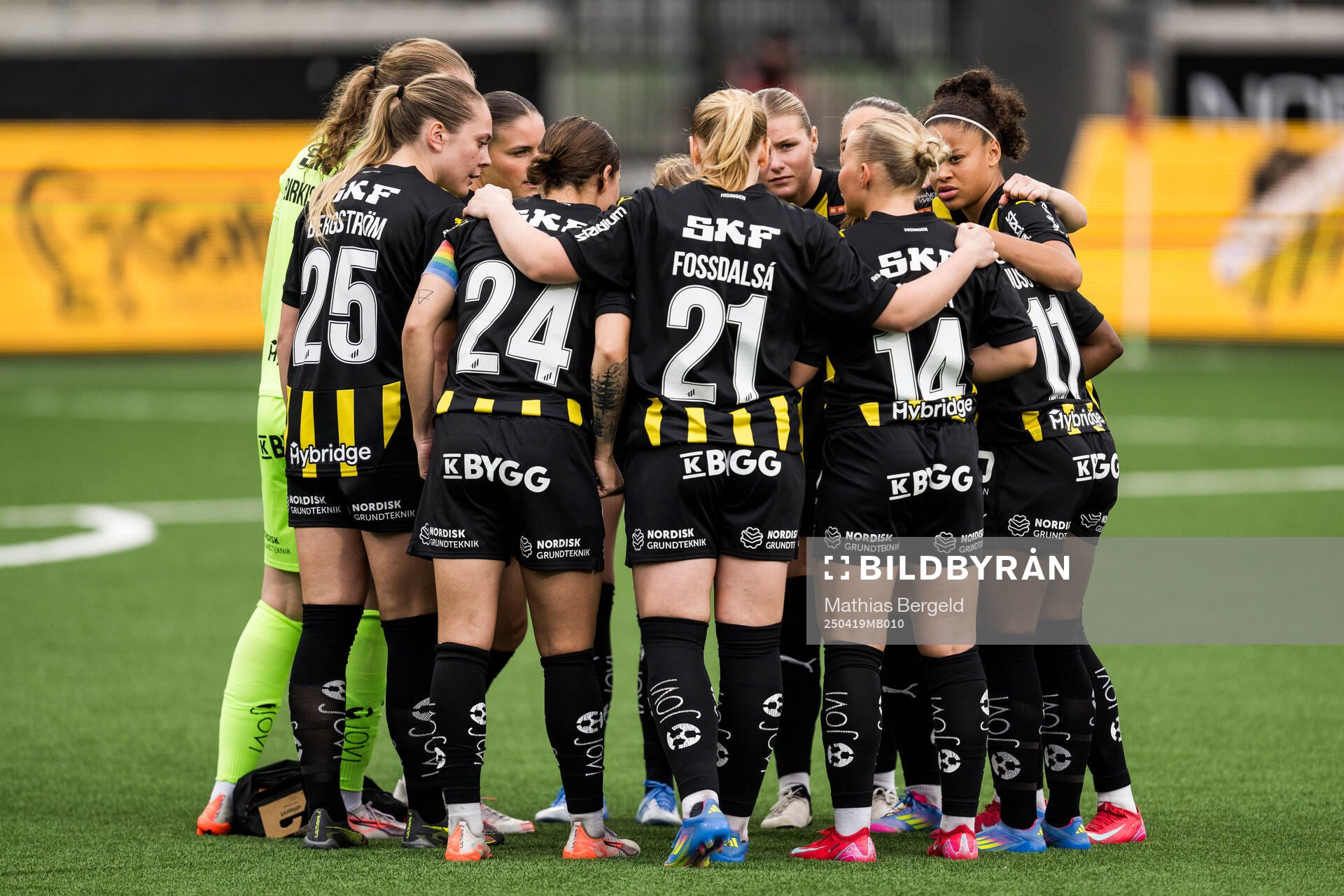 Häckens spelare samlas
