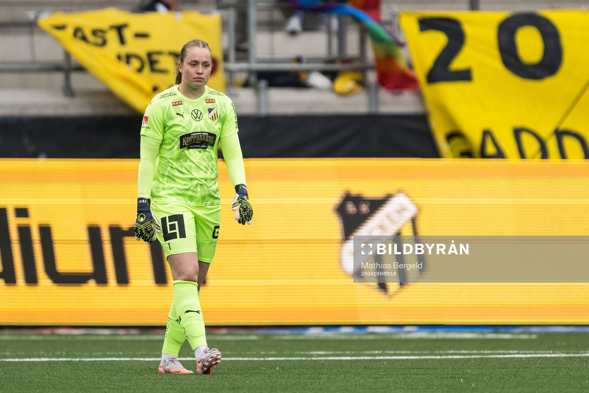 Häckens målvakt Fanney Birkisdottir
