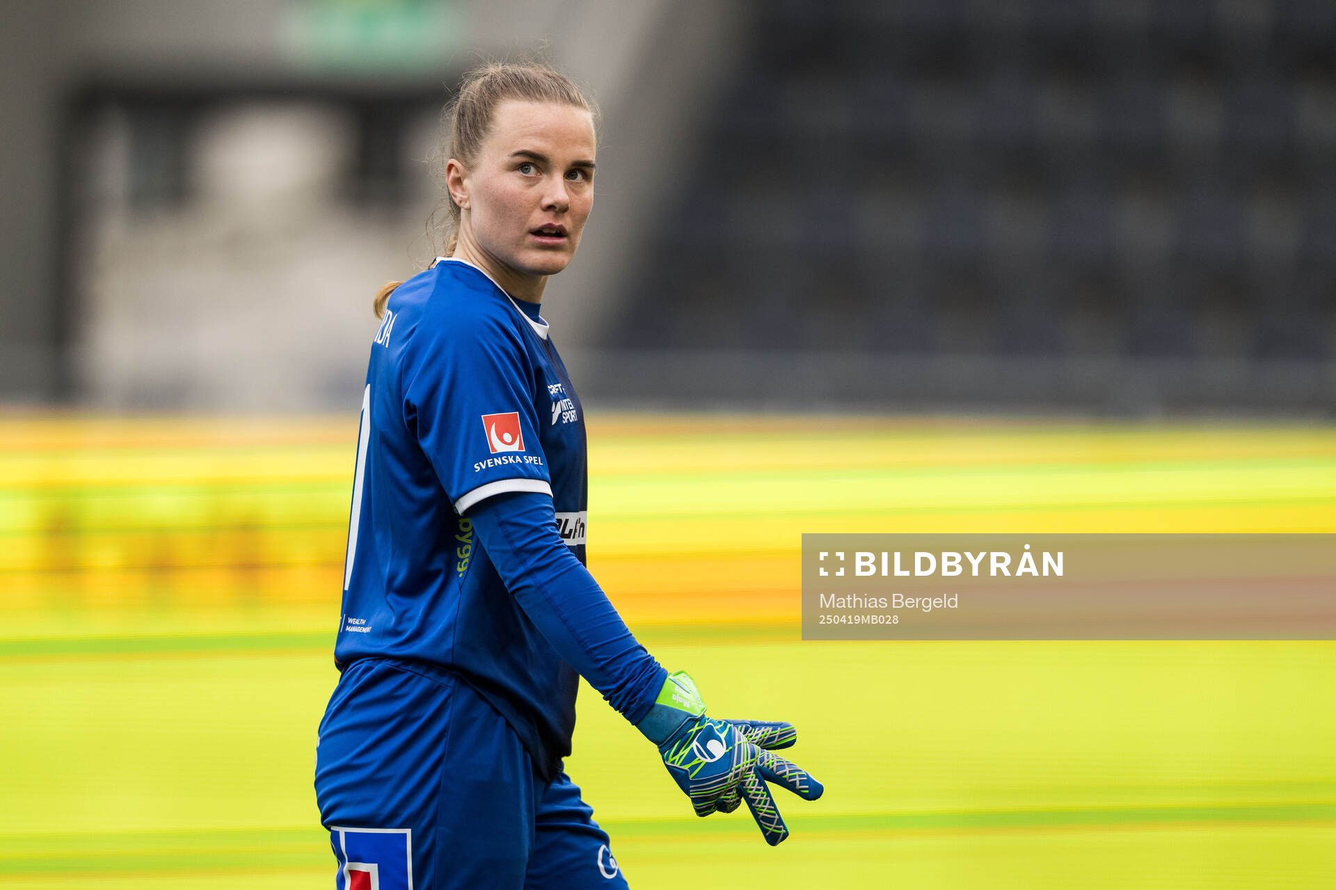 Växjö DFFs målvakt Maja Bay Østergaard