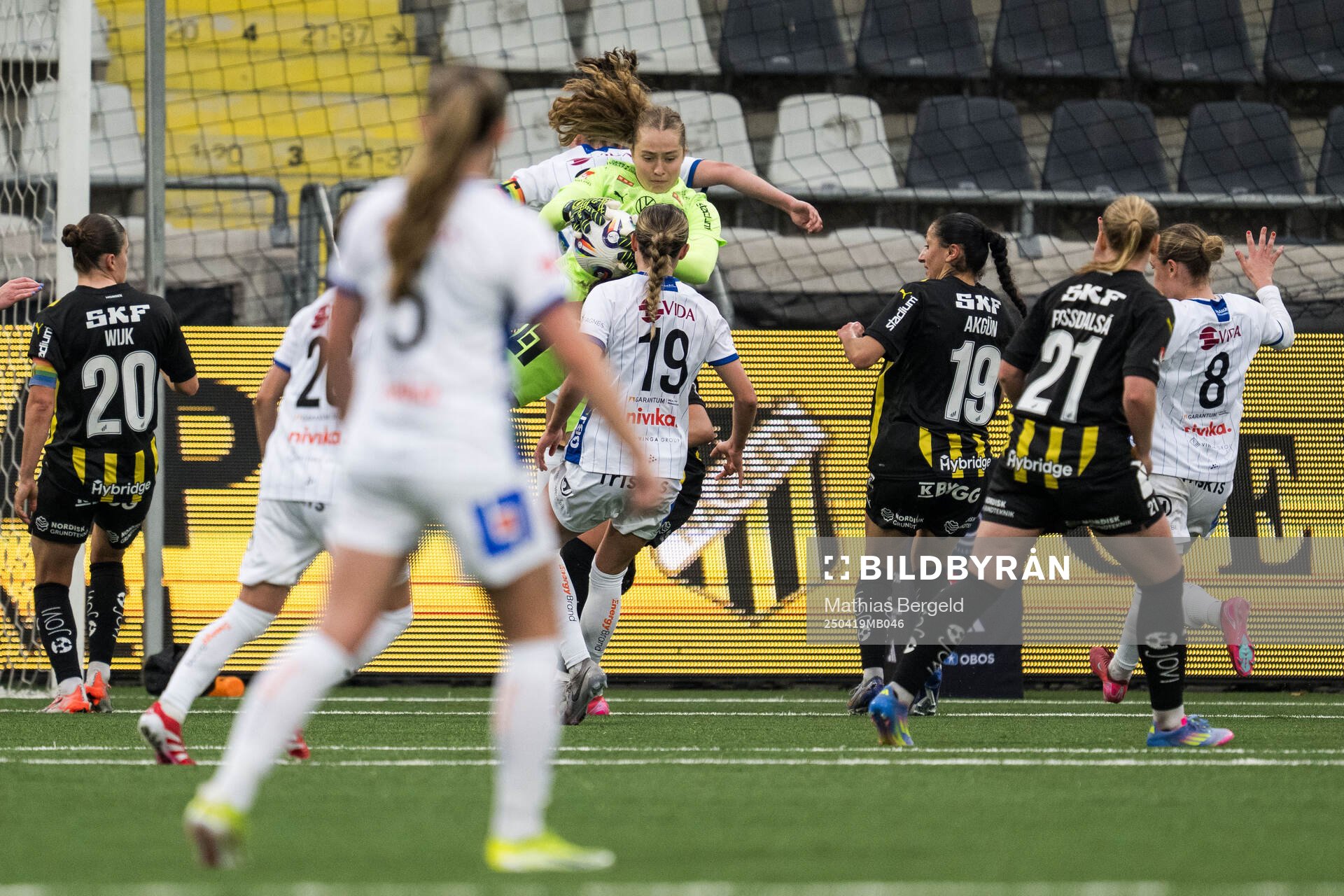 Häckens målvakt Fanney Birkisdottir
