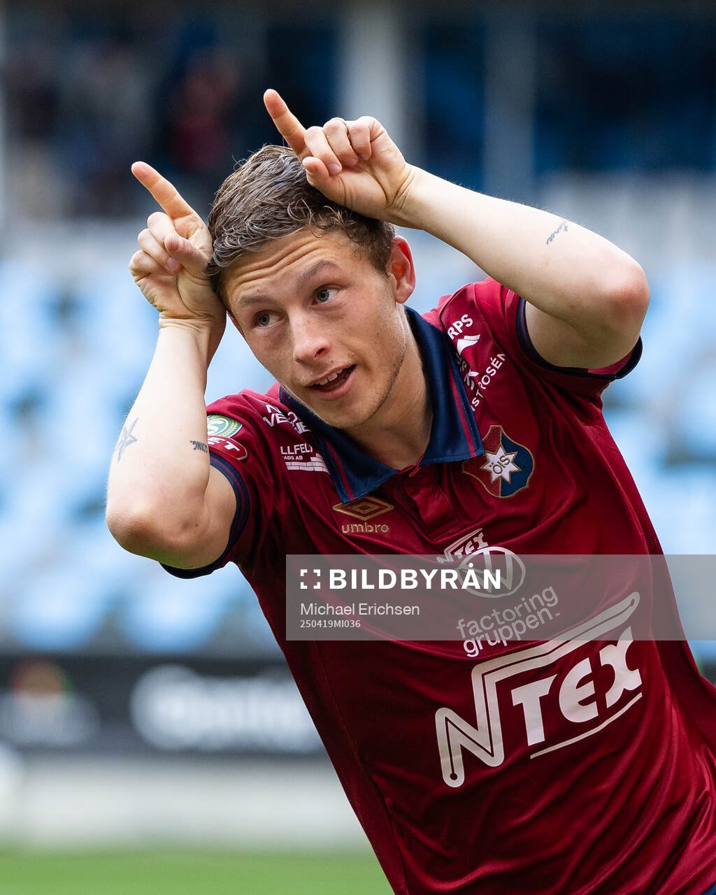 Örgrytes Anton Andreasson jublar