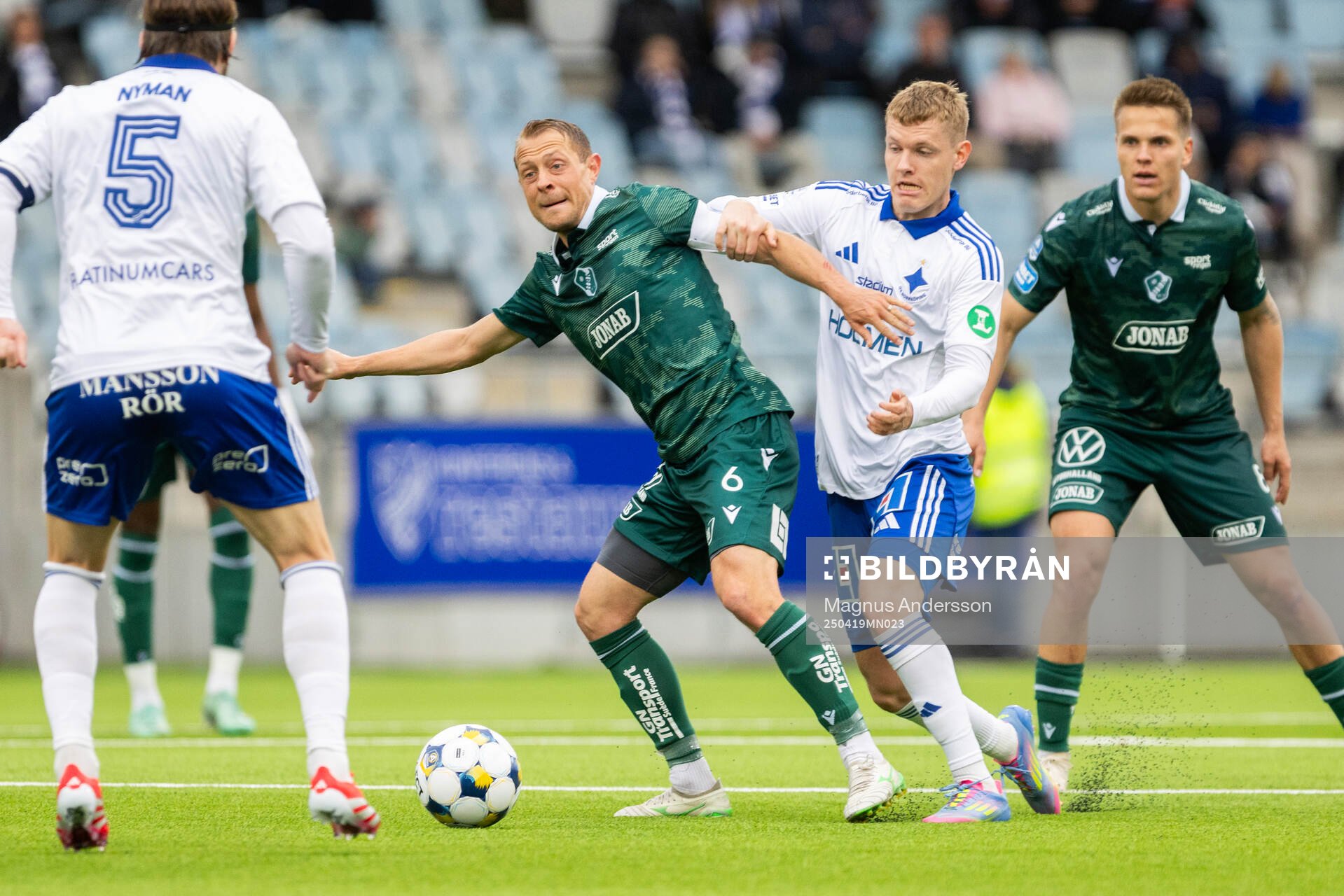 Halmstads Joel Allansson och IFK Norrköpings Sebastian