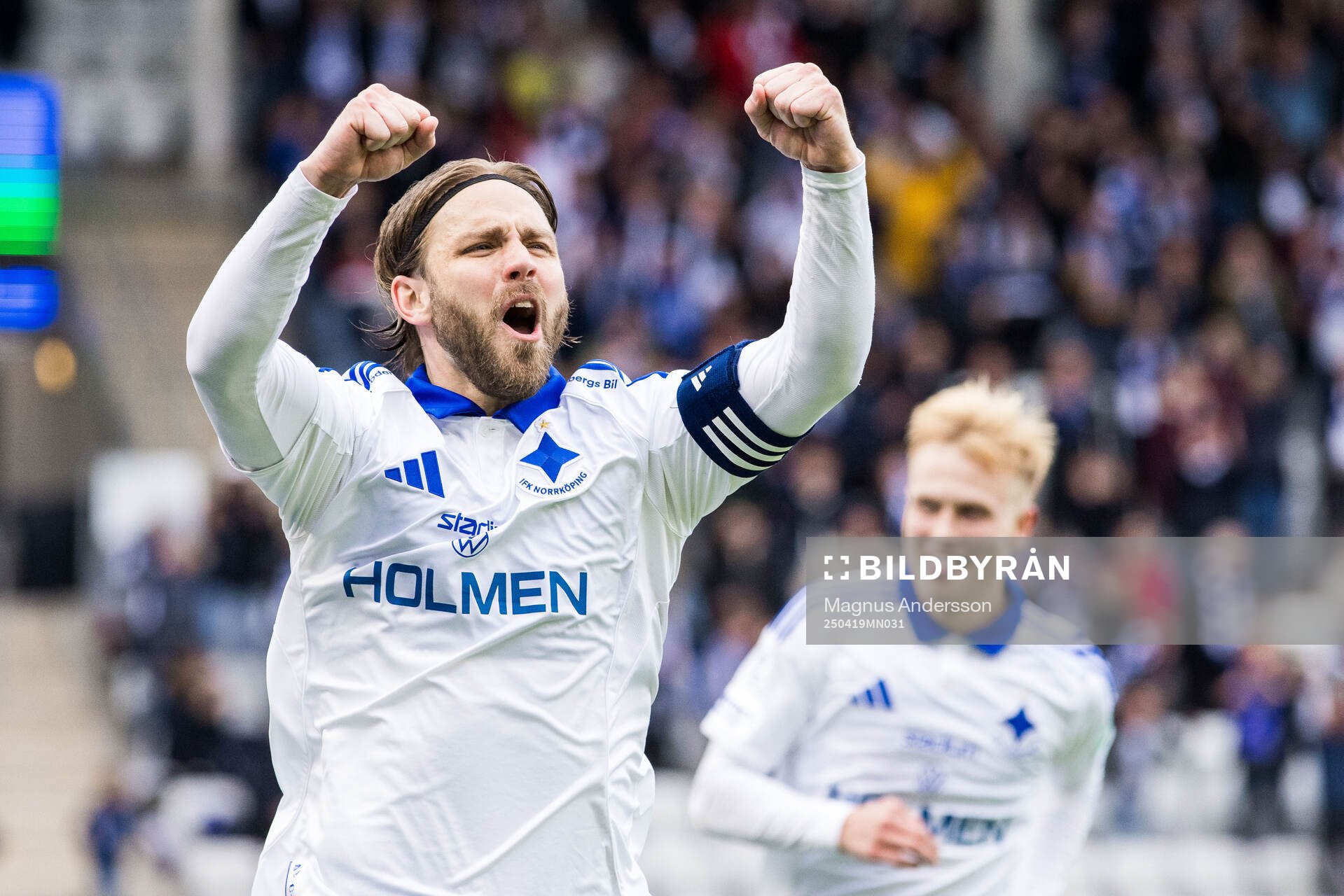 IFK Norrköpings Christoffer Nyman jublar