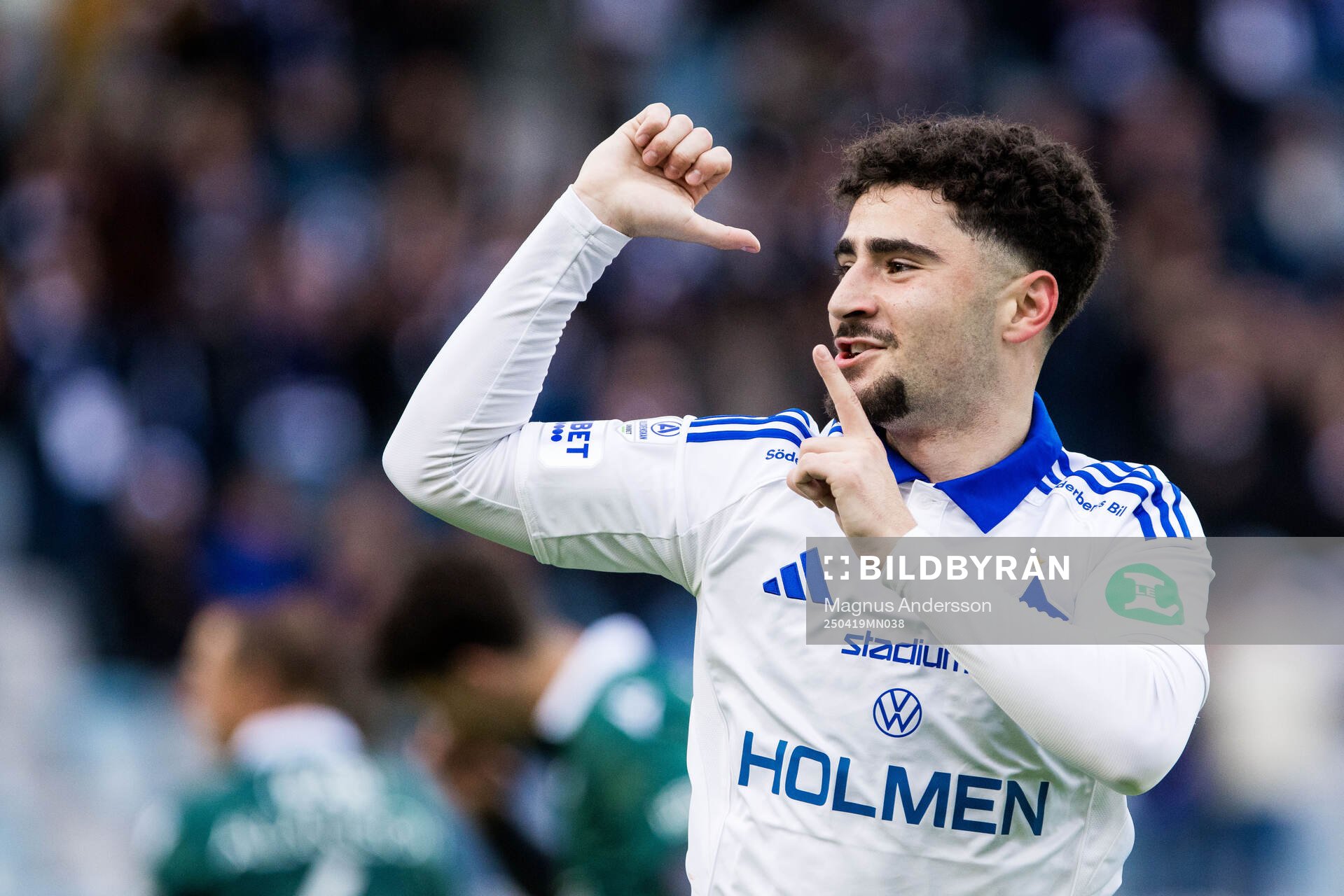IFK Norrköpings Ismet Lushaku jublar