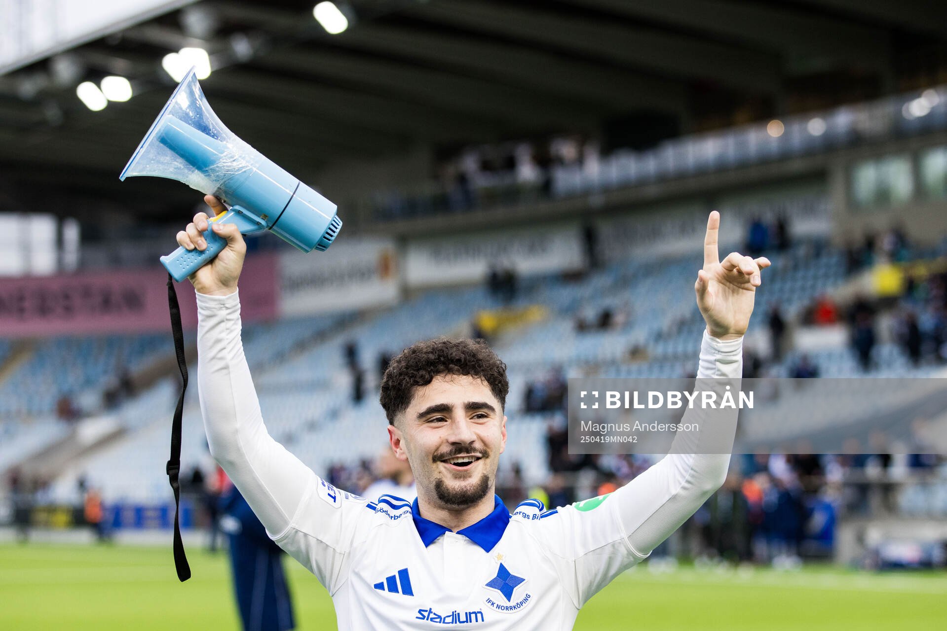 IFK Norrköpings Ismet Lushaku jublar