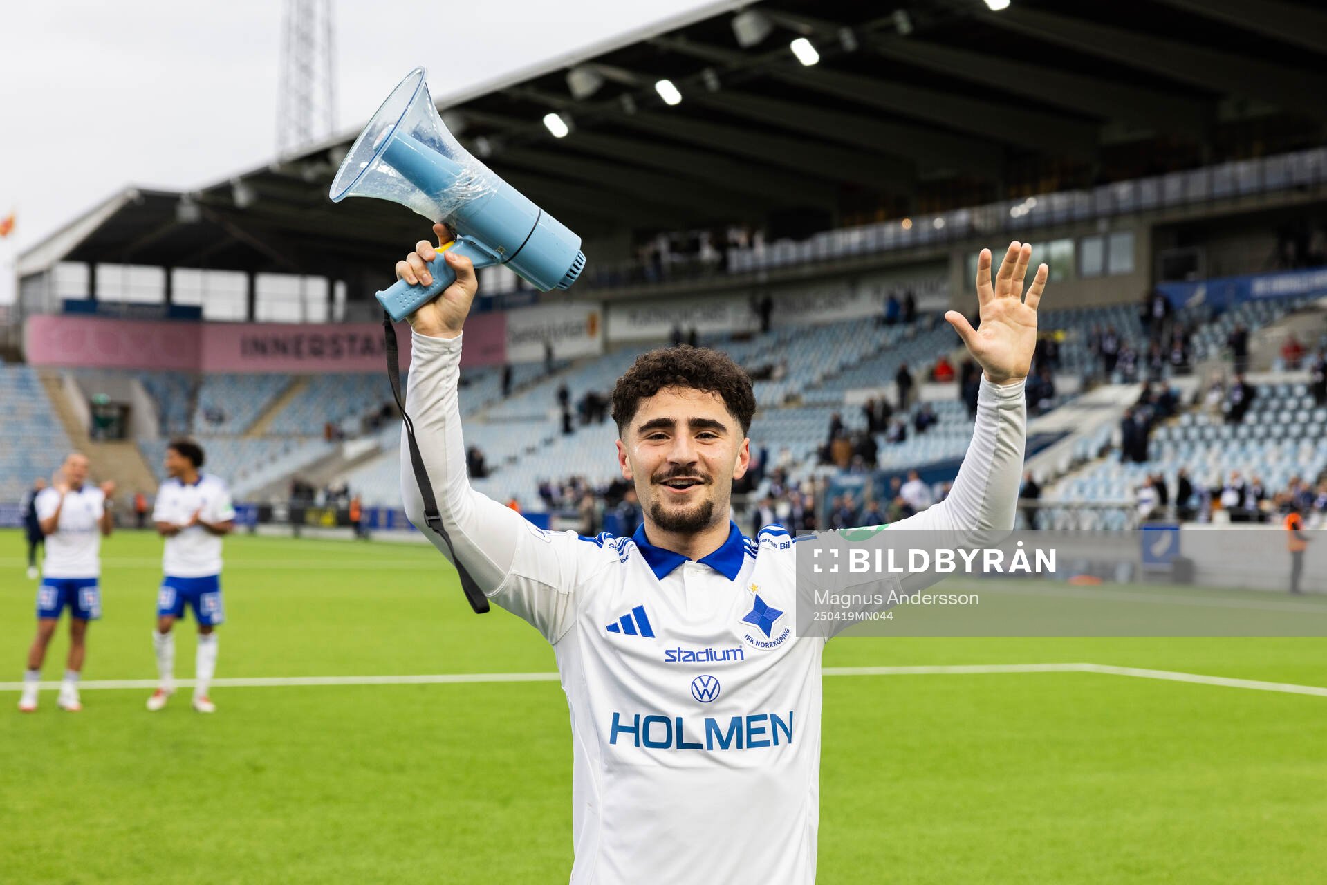 IFK Norrköpings Ismet Lushaku jublar