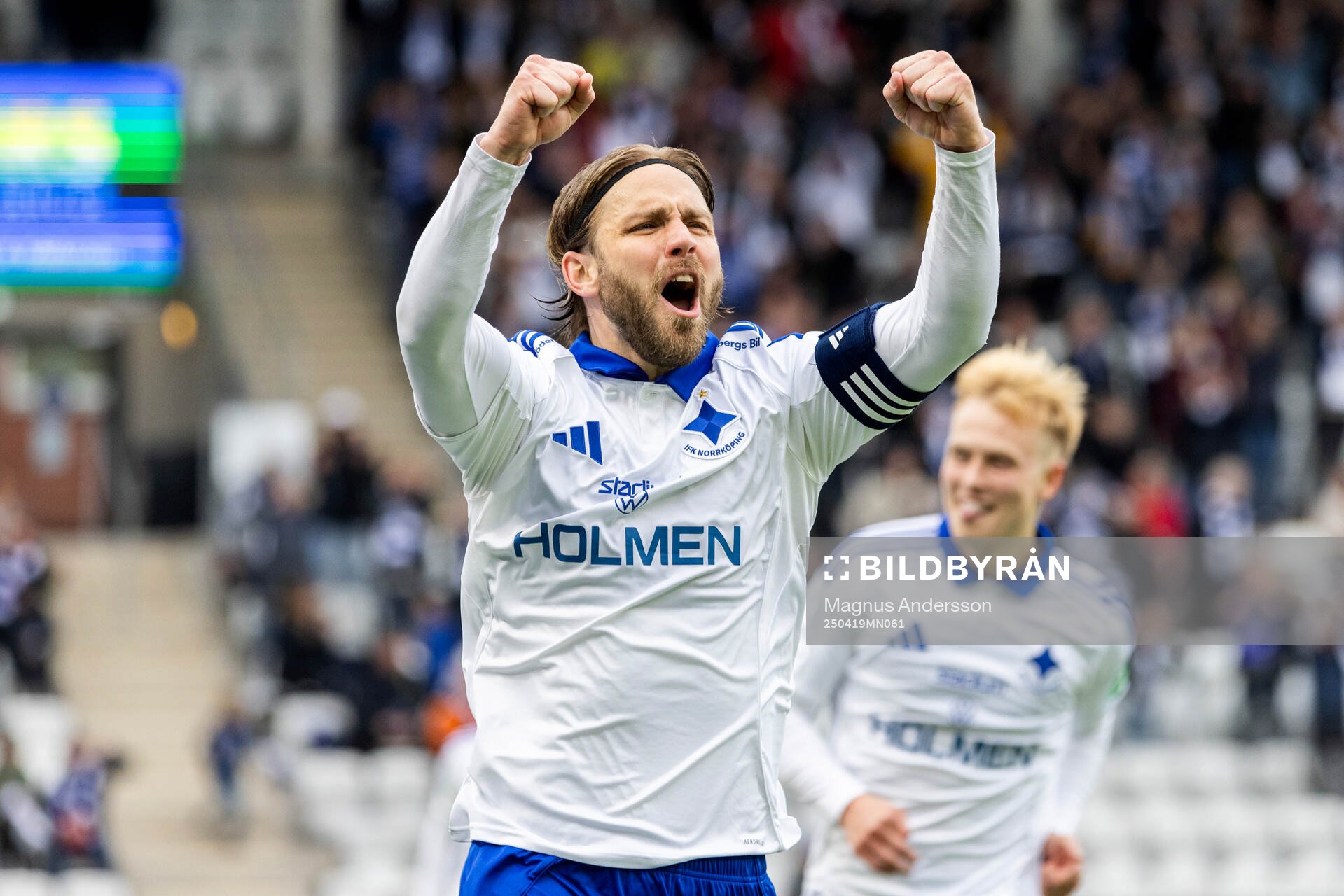 IFK Norrköpings Christoffer Nyman jublar
