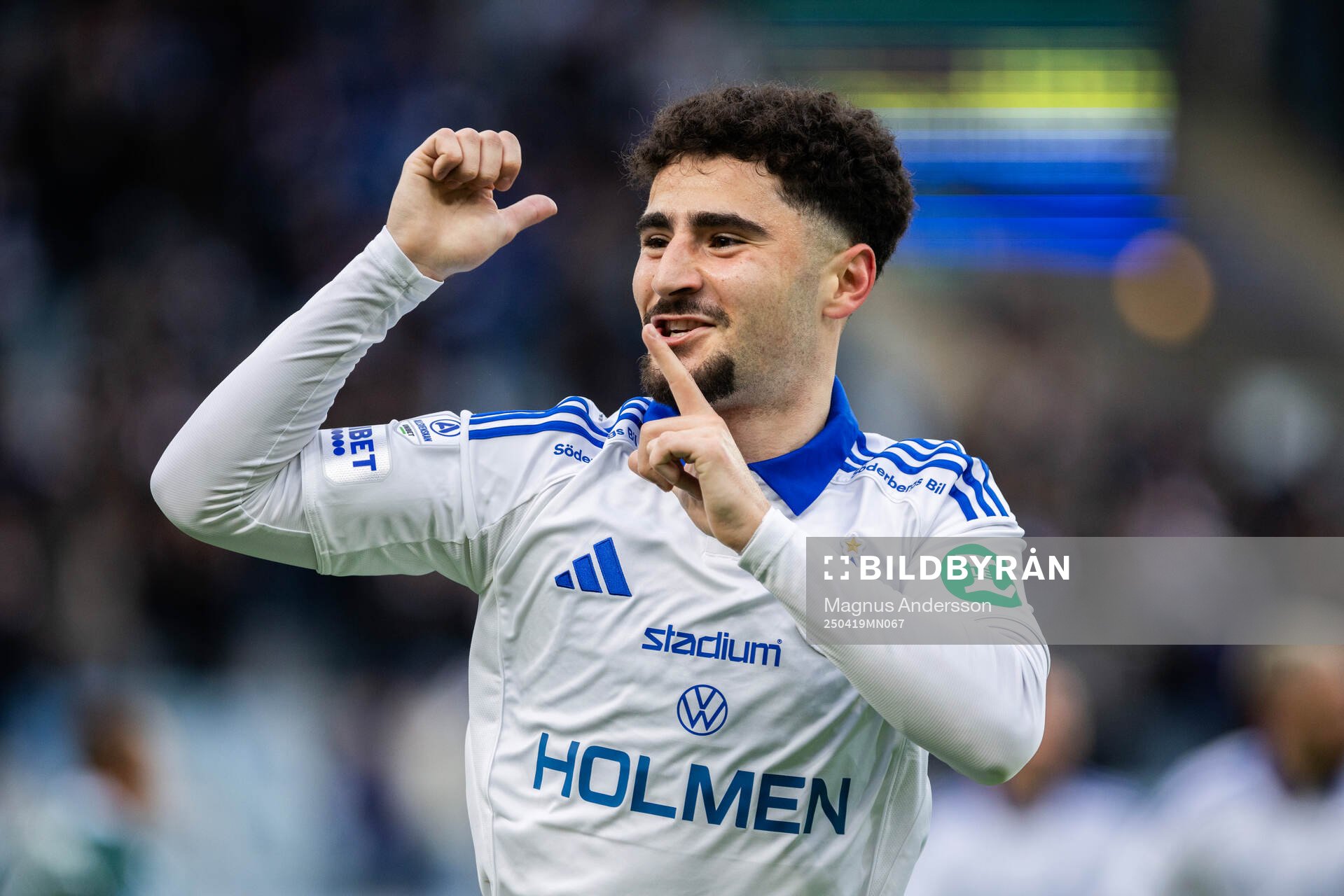 IFK Norrköpings Ismet Lushaku jublar