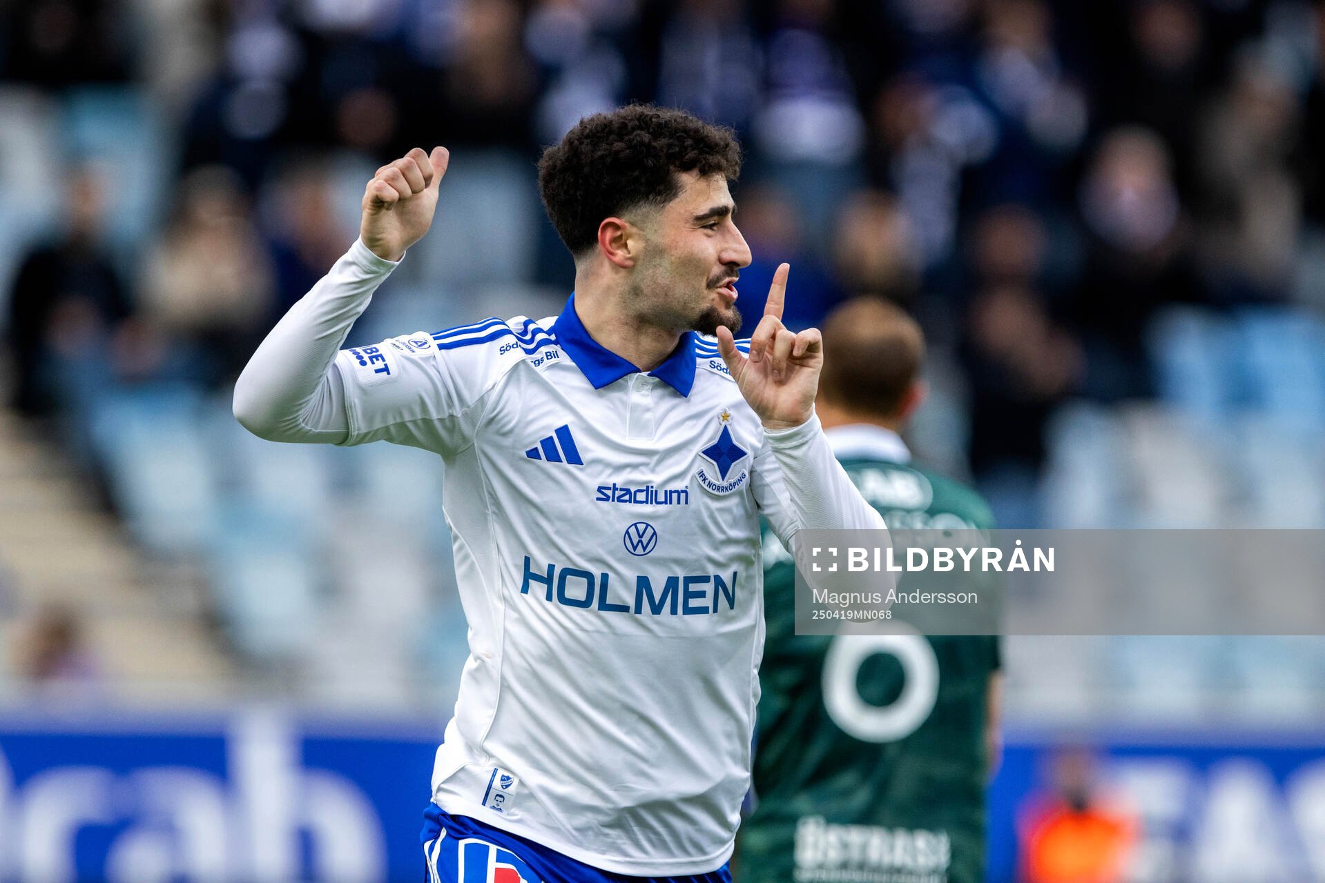 IFK Norrköpings Ismet Lushaku jublar