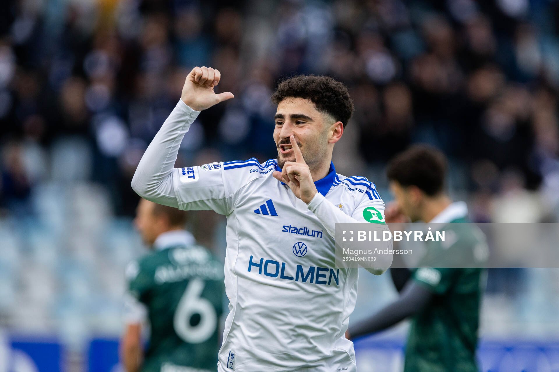 IFK Norrköpings Ismet Lushaku jublar