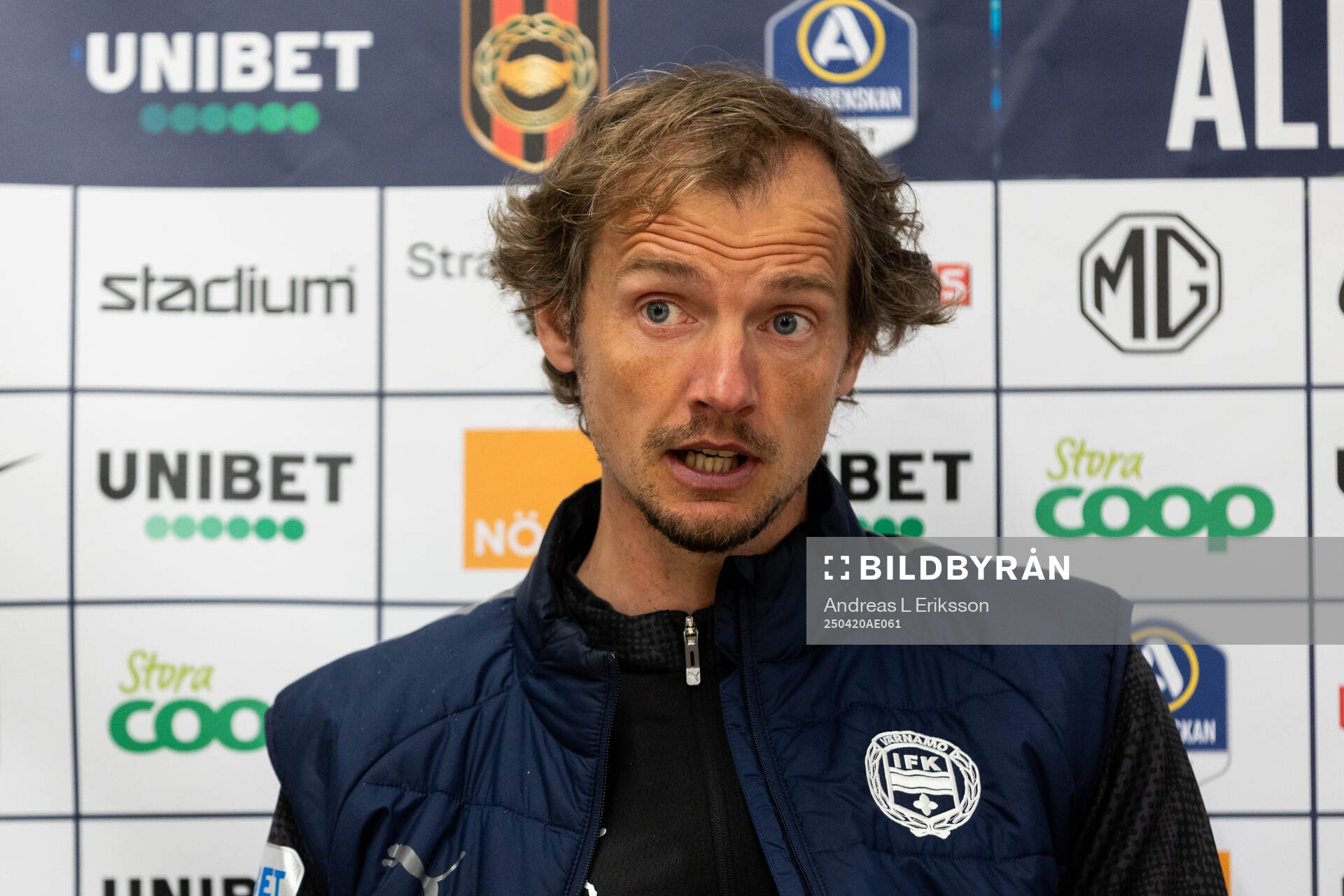 Värnamos tränare Robin Asterhed