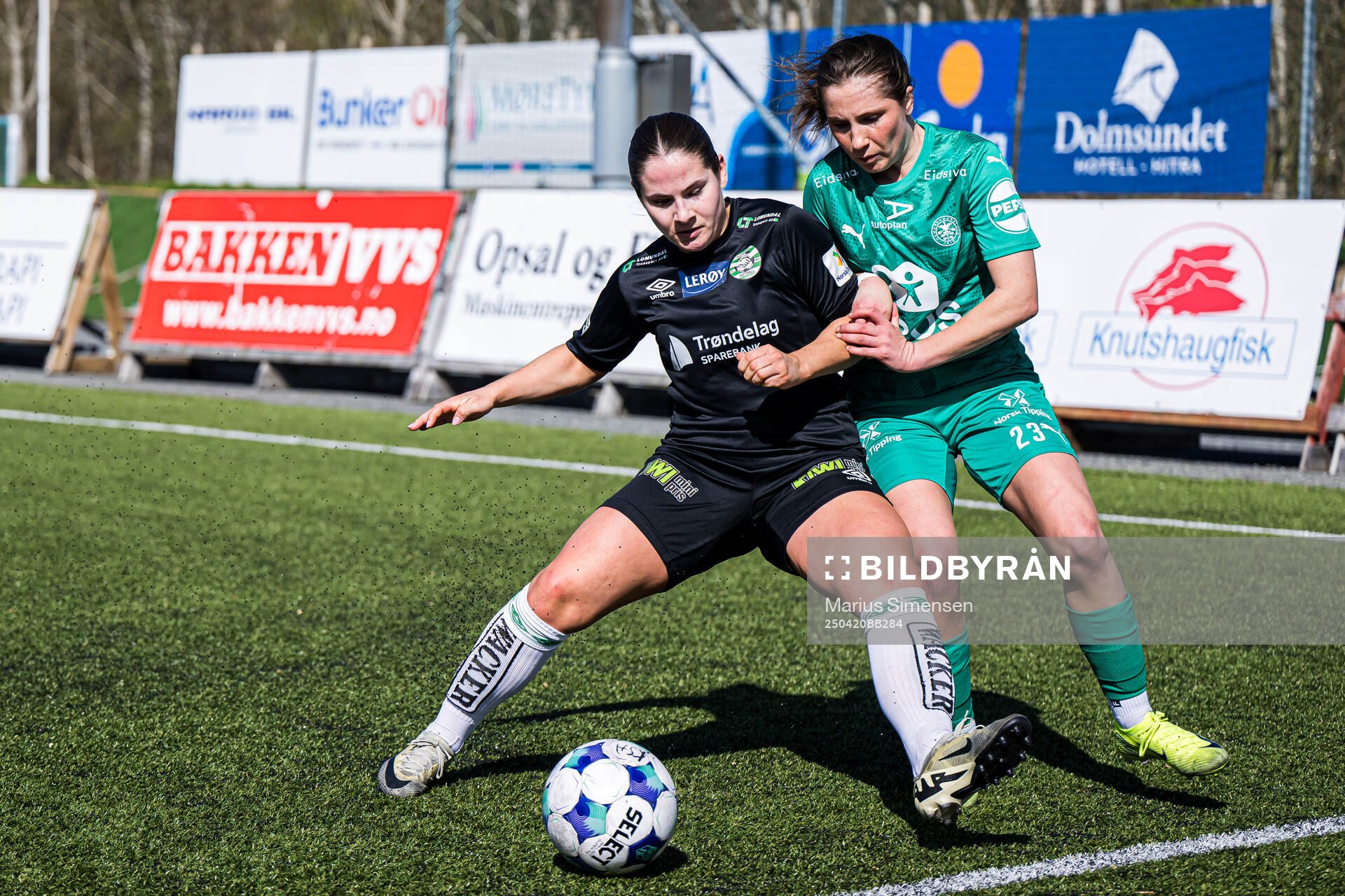 Marita Olsen of KIL/Hemne during the 1. division football match between KIL/Hemne and HamKam on April 20, 2025 in Kyrksæterøra.