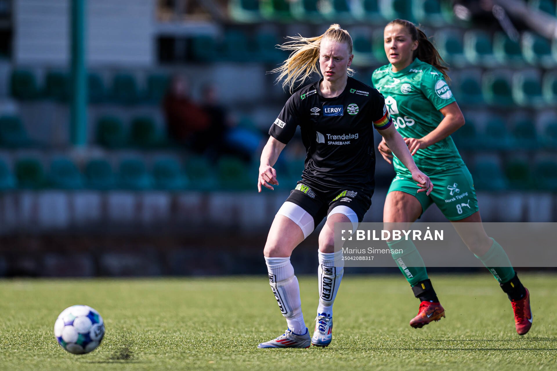 Solfrid Vaagan Hofset of KIL/Hemne during the 1. division football match between KIL/Hemne and HamKam on April 20, 2025 in Kyrksæterøra.