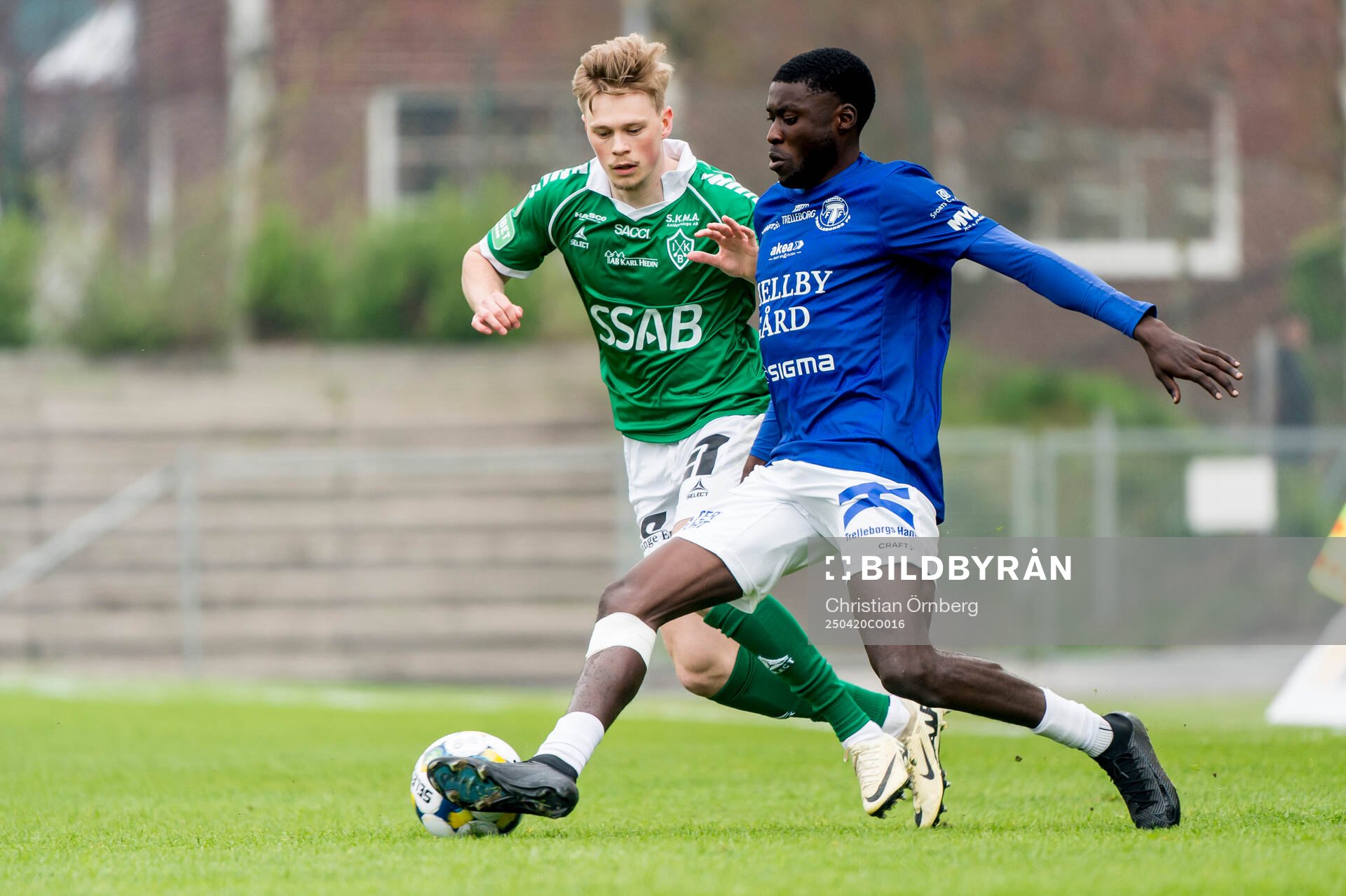 Trelleborgs Emmanuel Godwin och Brages Gustav Nordh