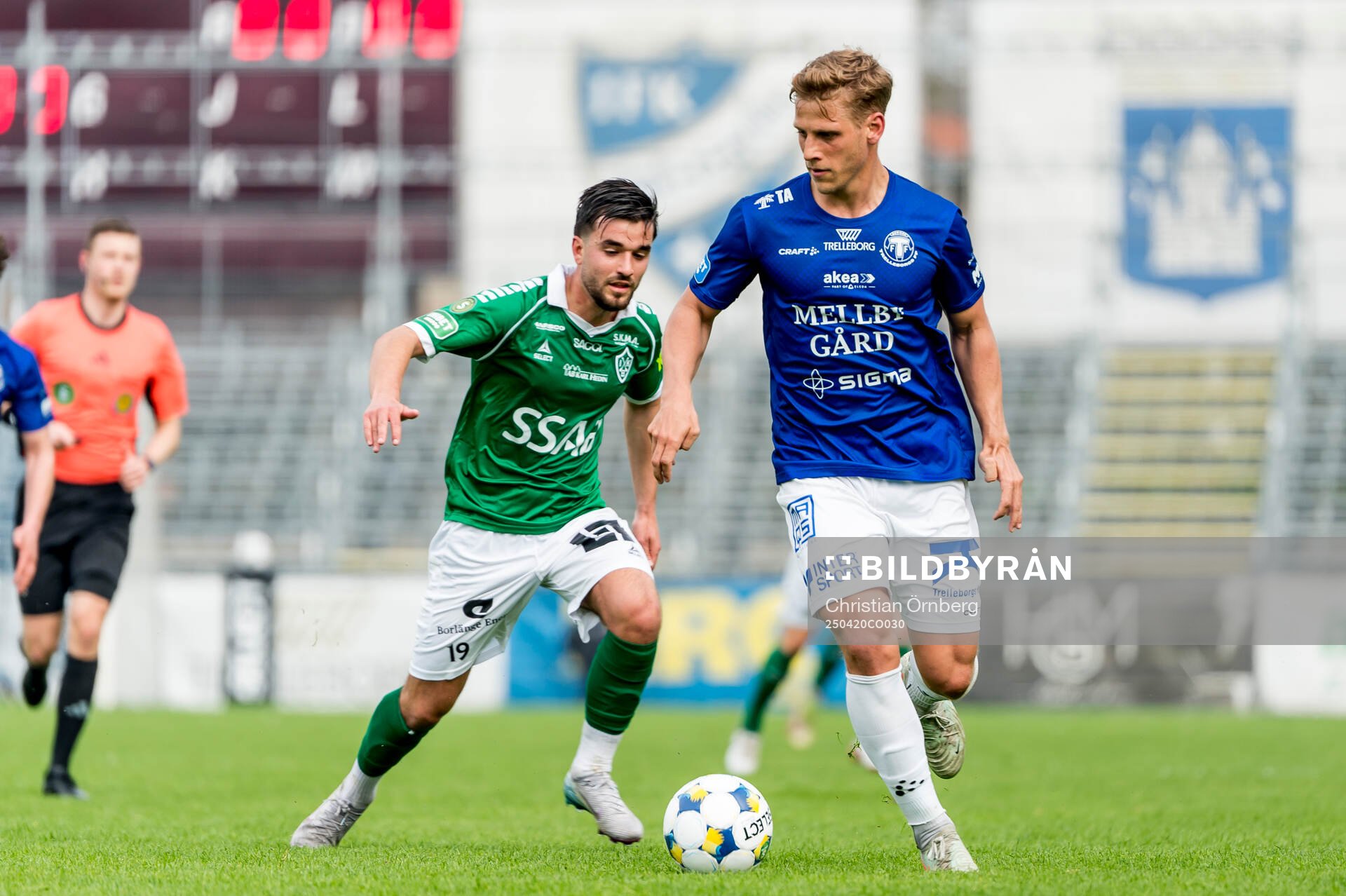Brages Haris Brkic och Trelleborgs Tobias Karlsson