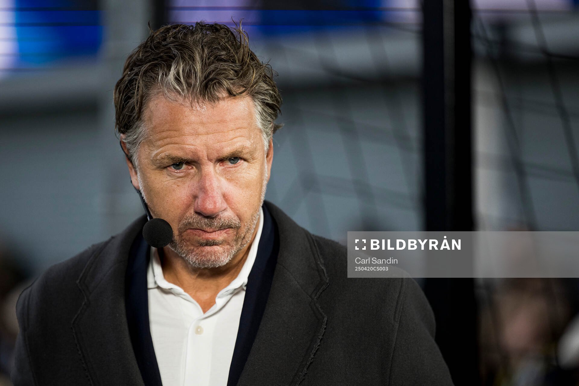 IFK Göteborgs fotbollschef Jesper Jansson i MAXs studio inför fotbollsmatchen i Allsvenskan mellan IFK Göteborg och Häcken den 20 april 2025 i Göteborg.