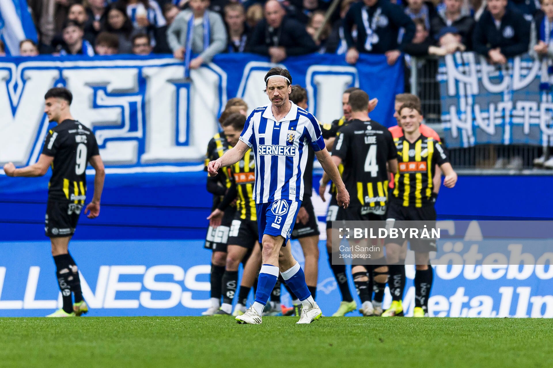 IFK Göteborgs Gustav Svensson deppar