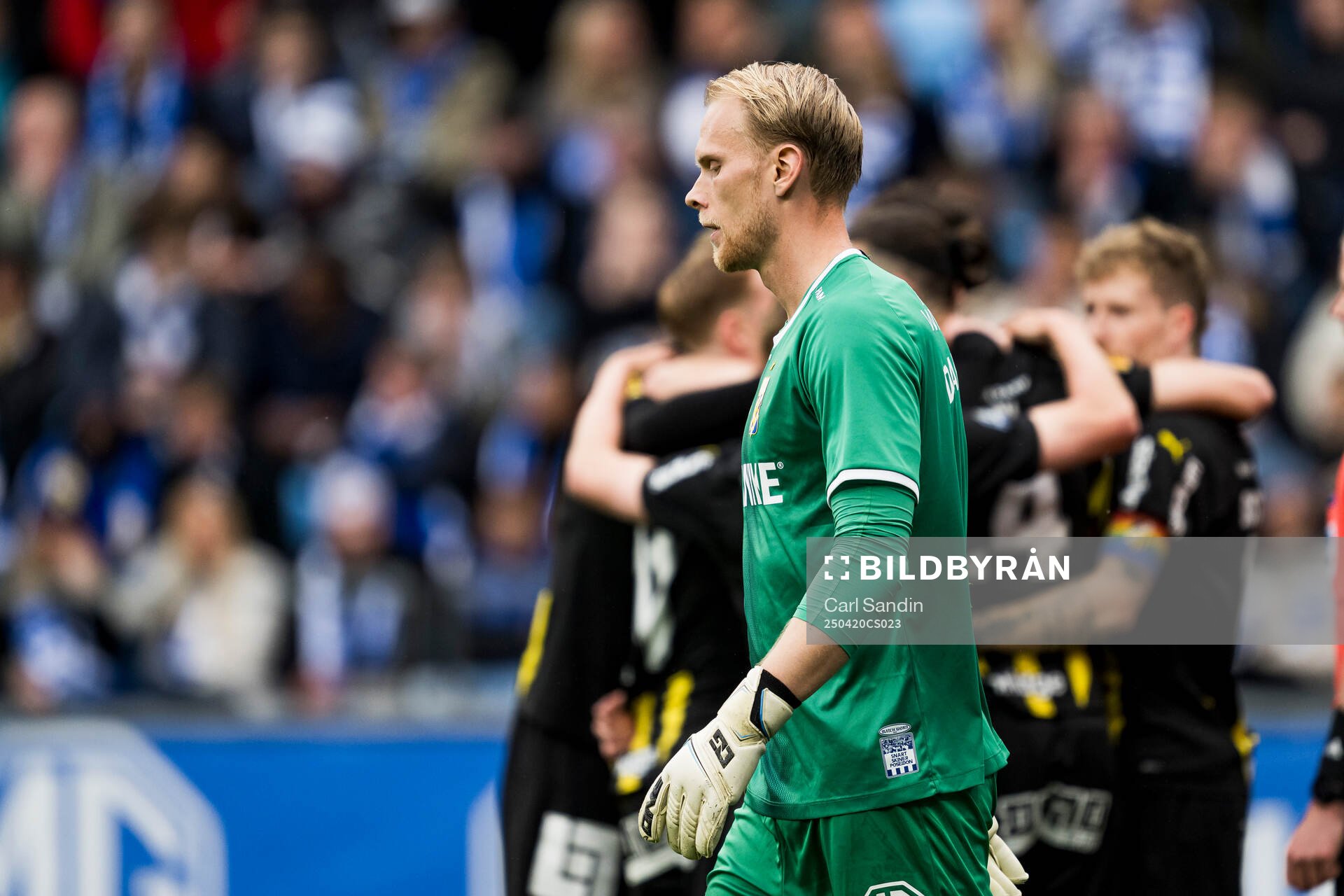 IFK Göteborgs målvakt Pontus Dahlberg deppar