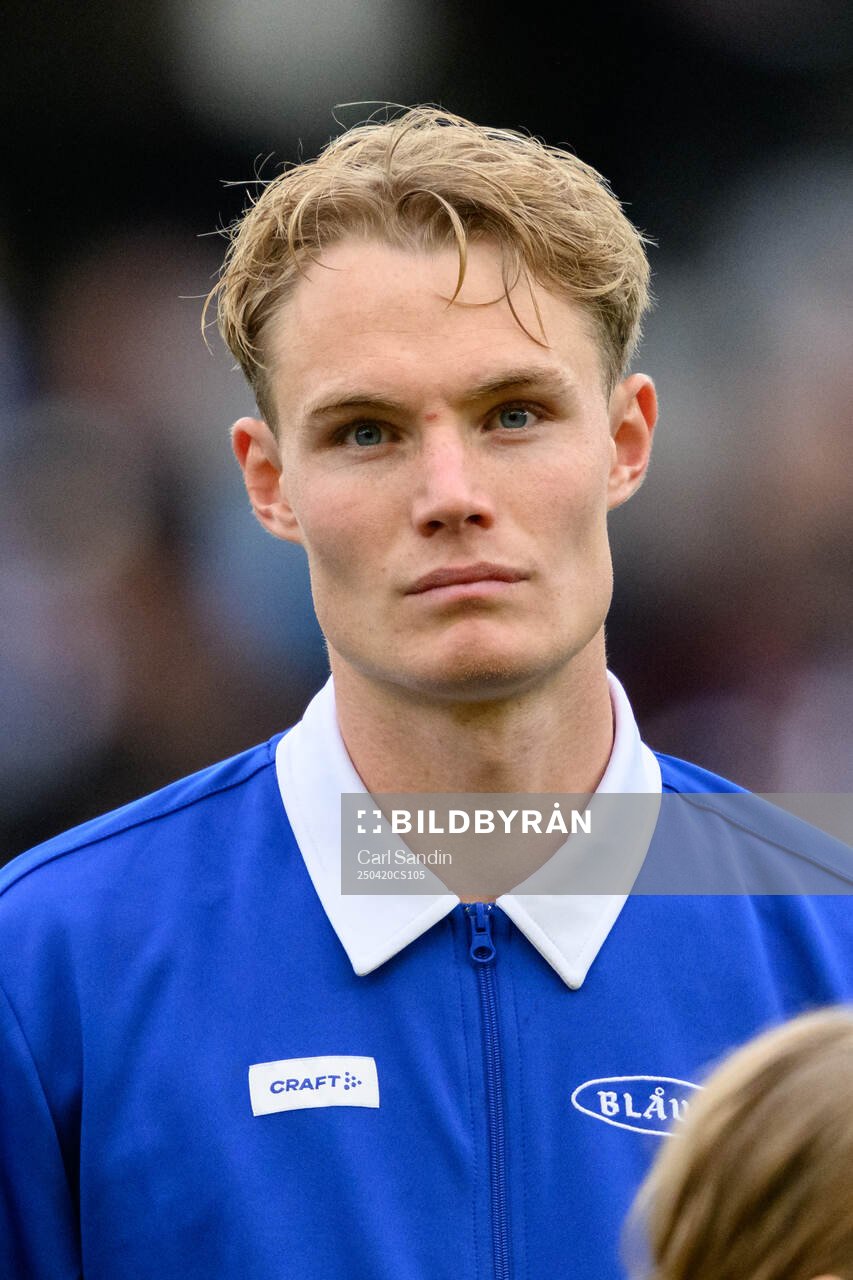 IFK Göteborgs Max Fenger vid lineup